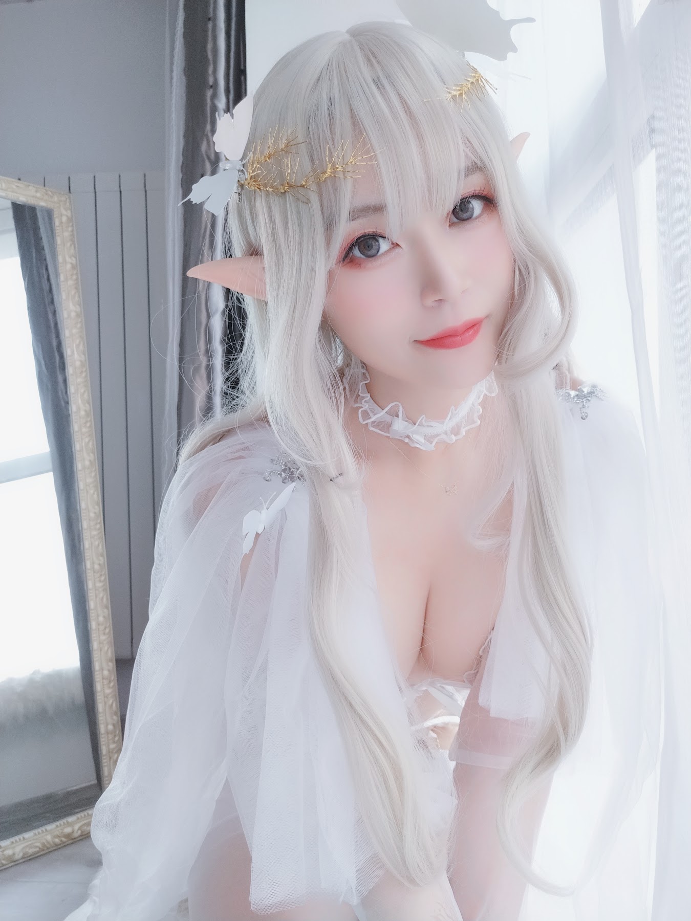 Coser@白银81 纯白精灵 - P43