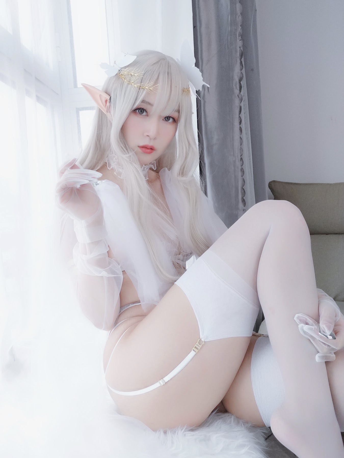 Coser@白银81 纯白精灵 - P44