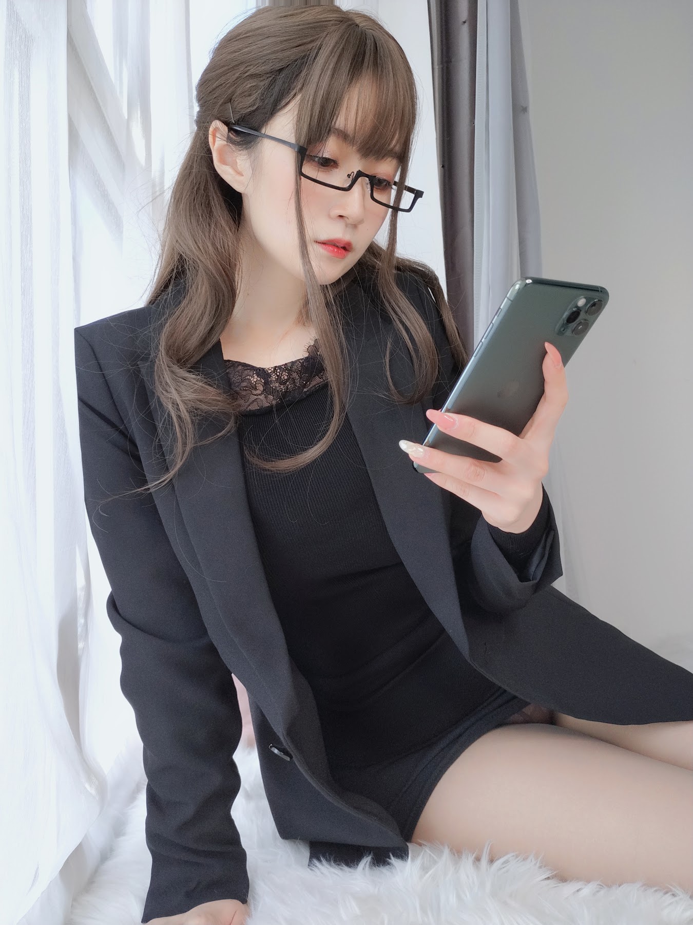 Coser@白银81 黑西服 - P99