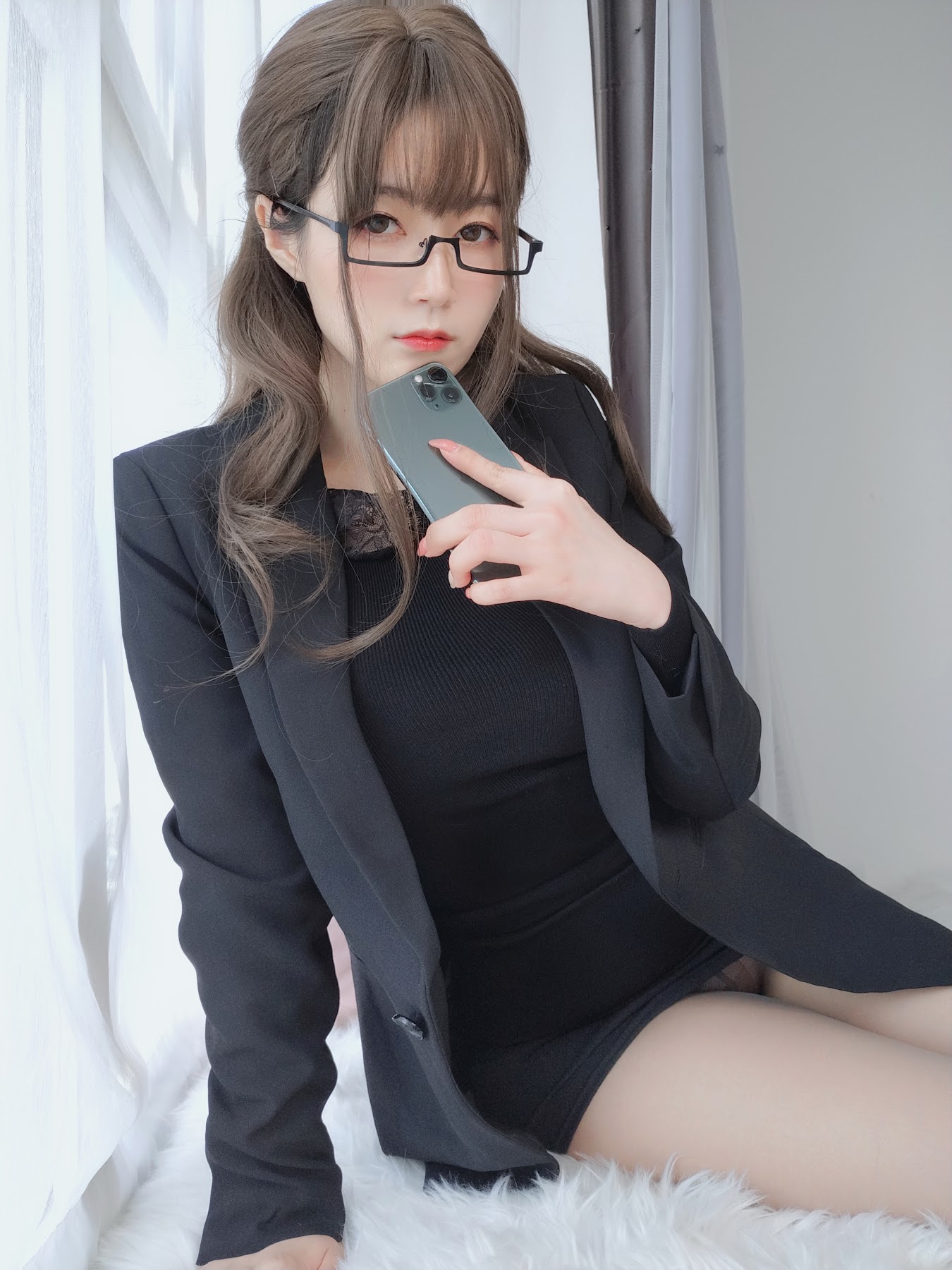 Coser@白银81 黑西服 - P100