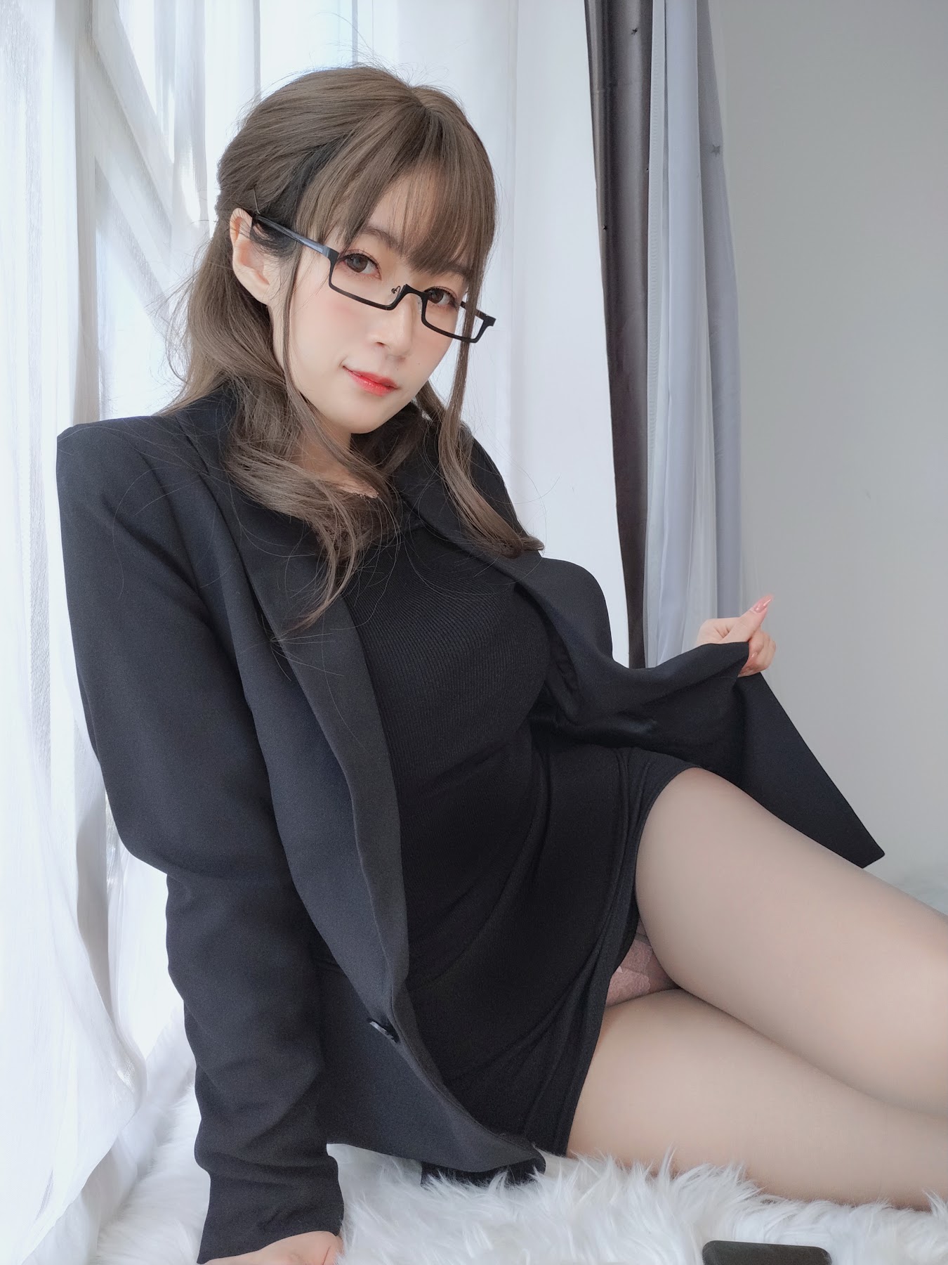Coser@白银81 黑西服 - P101