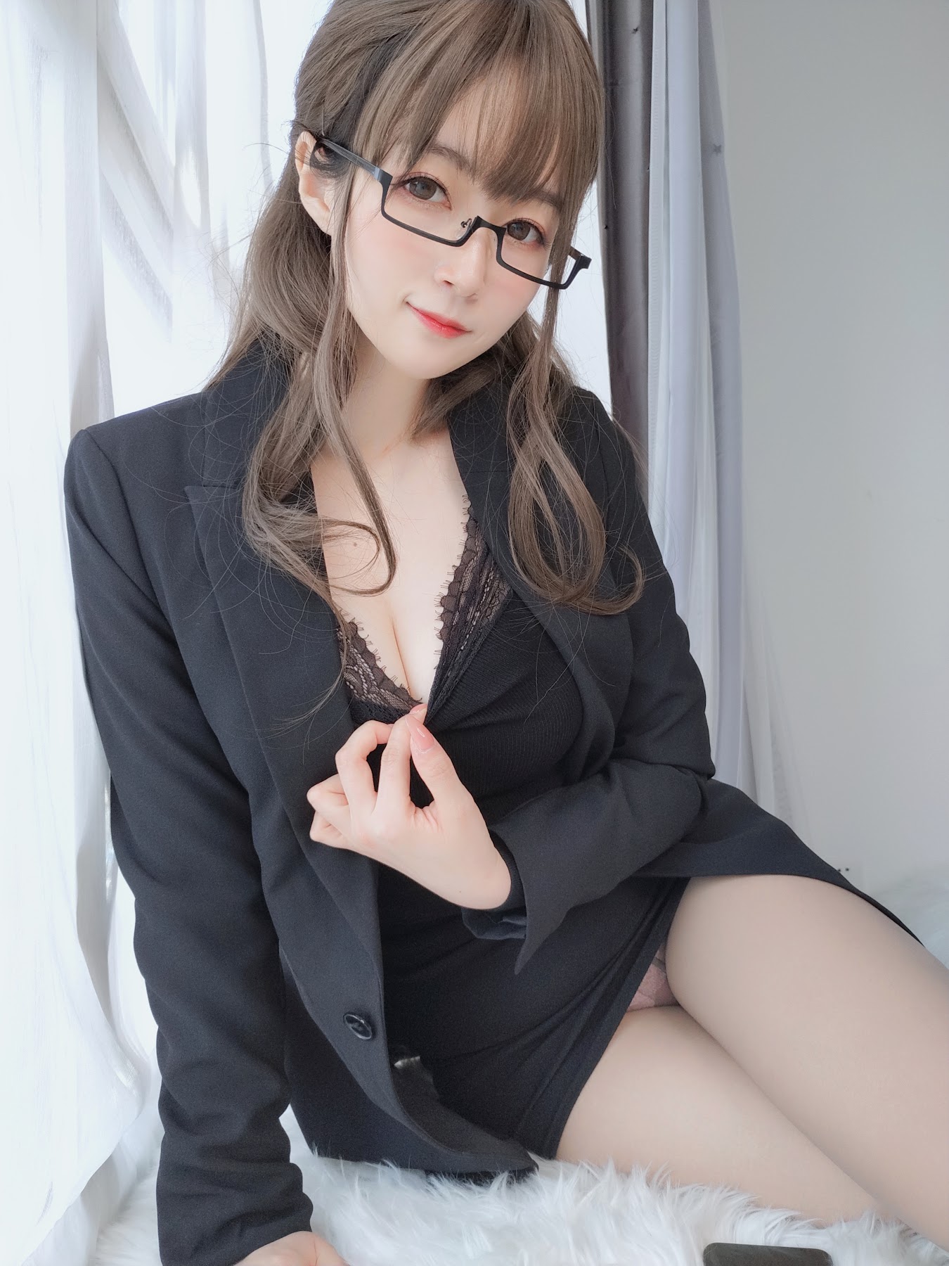 Coser@白银81 黑西服 - P102