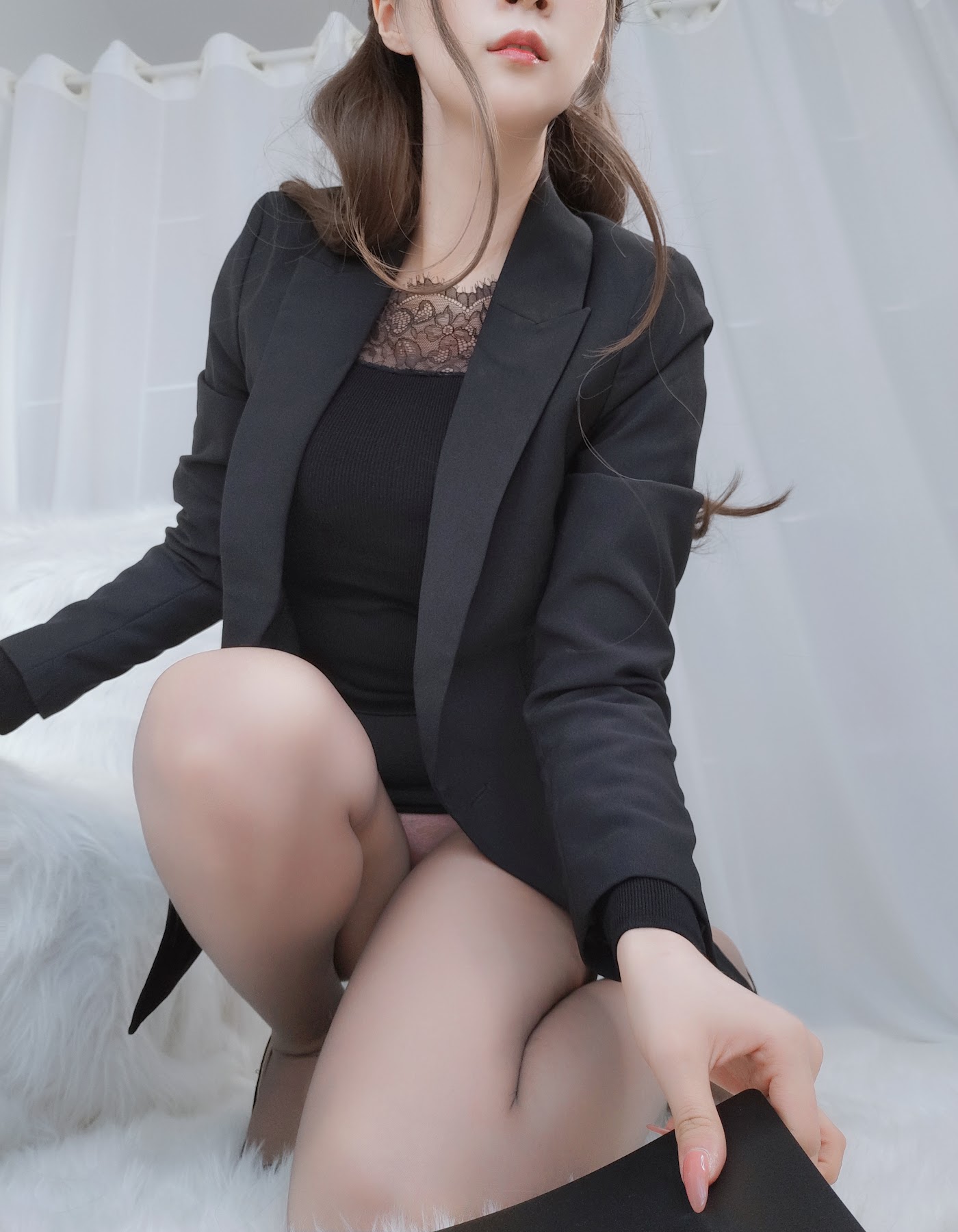 Coser@白银81 黑西服 - P112