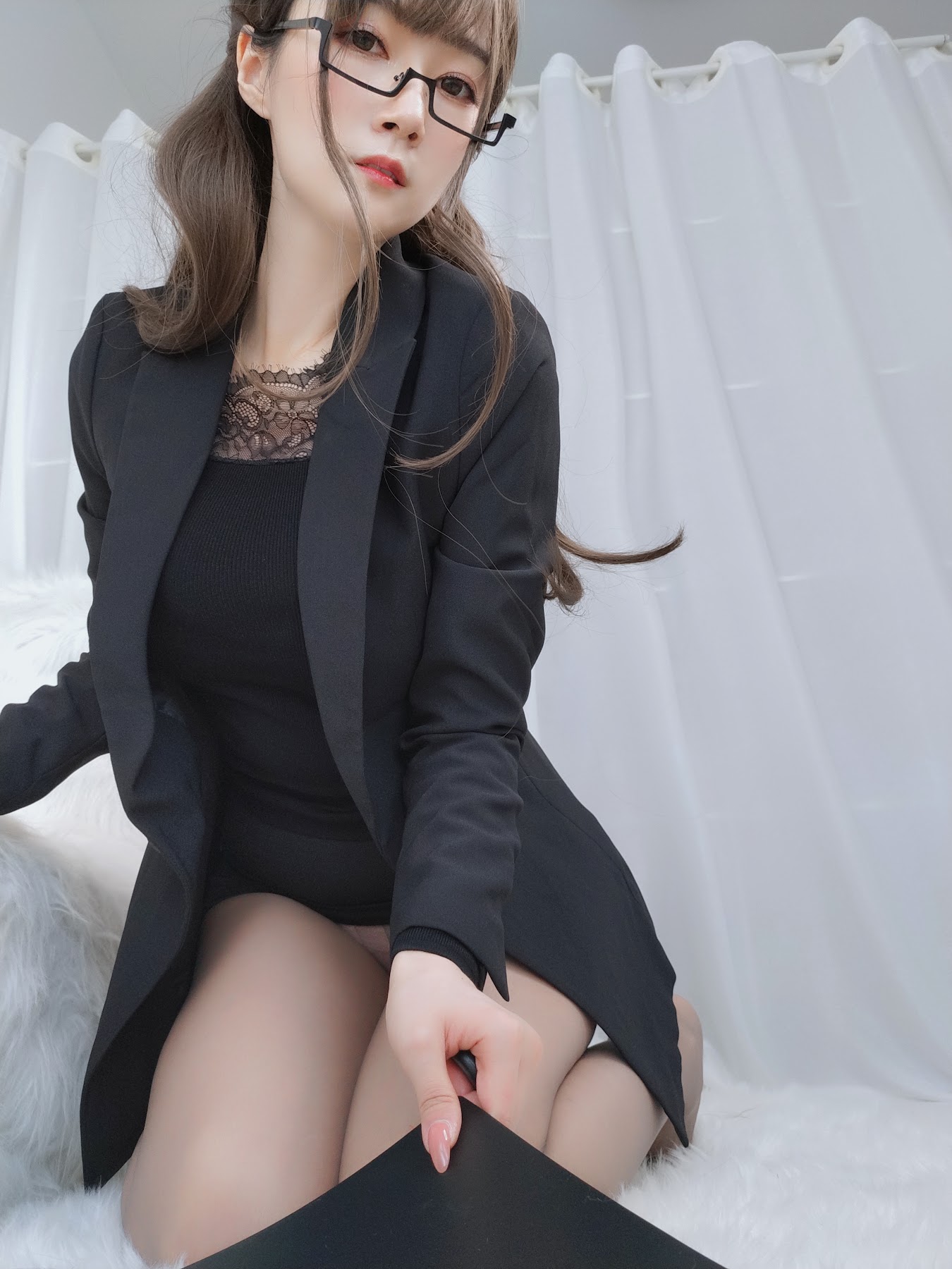Coser@白银81 黑西服 - P113