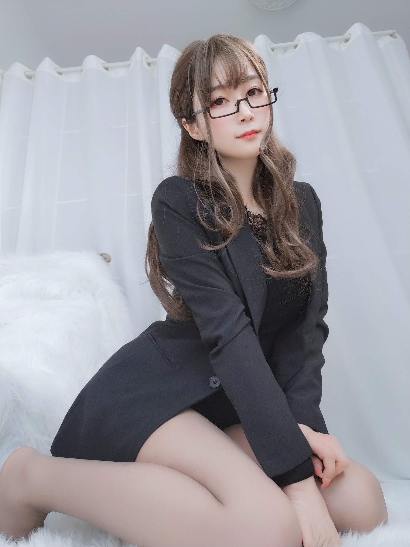 Coser@白银81 黑西服 - P123