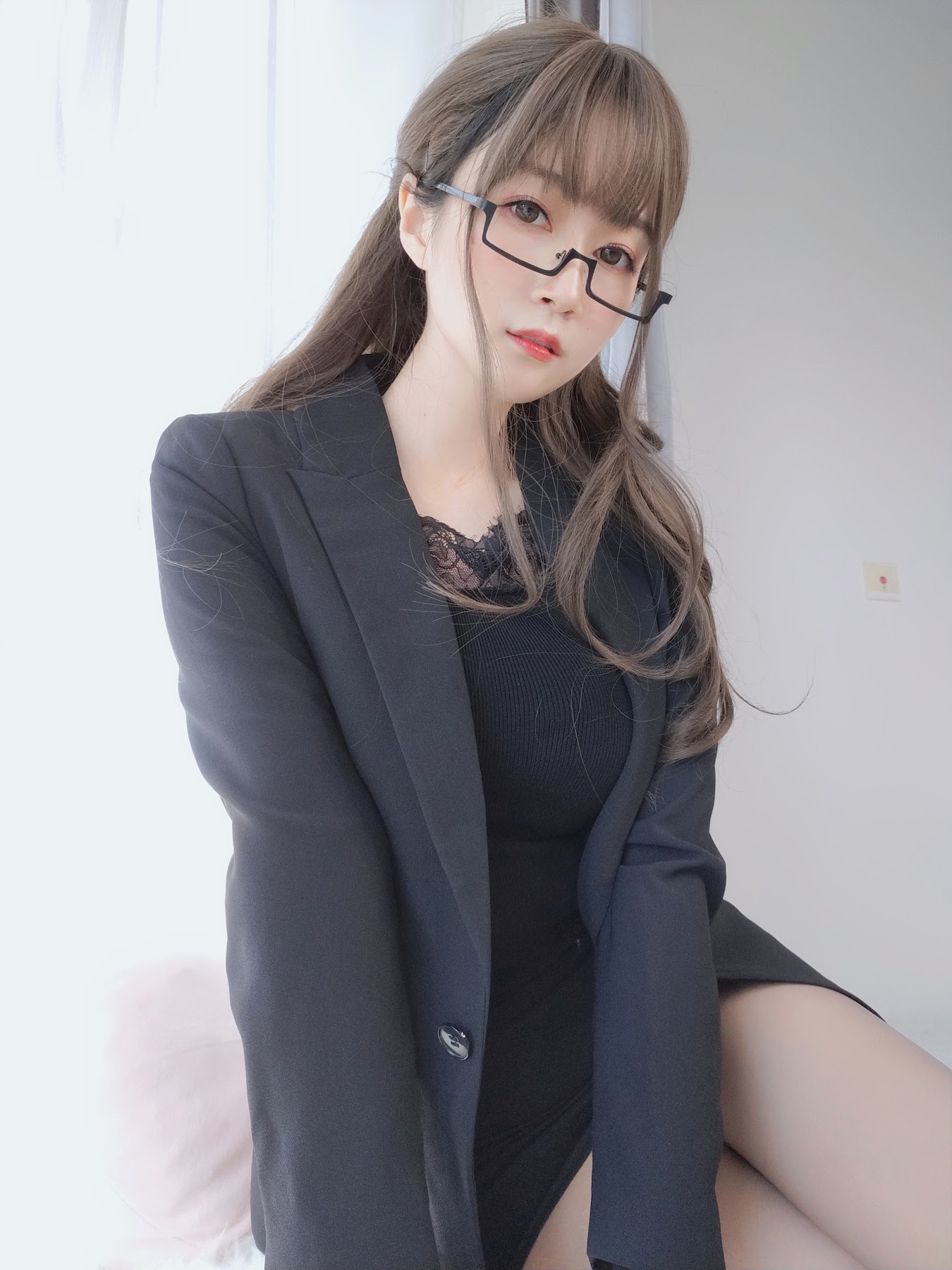 Coser@白银81 黑西服 - P20