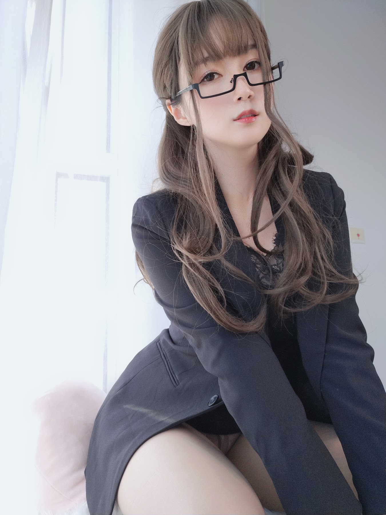 Coser@白银81 黑西服 - P21
