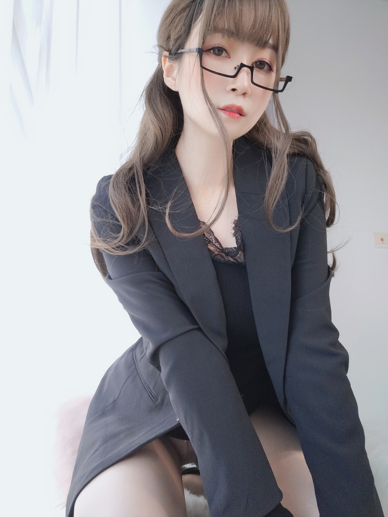 Coser@白银81 黑西服 - P22