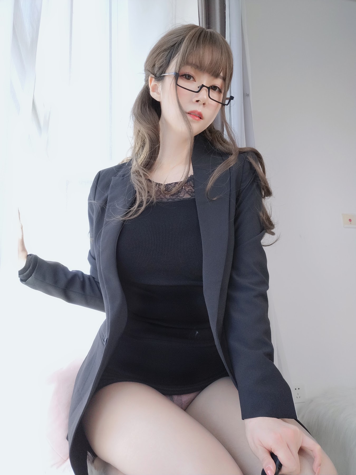 Coser@白银81 黑西服 - P25
