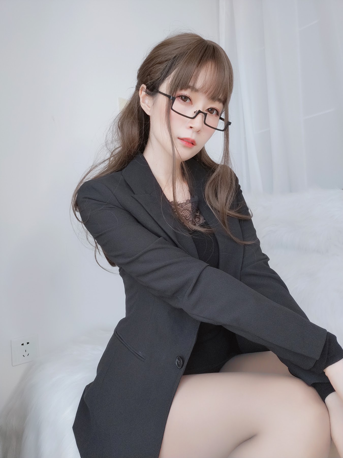 Coser@白银81 黑西服 - P32