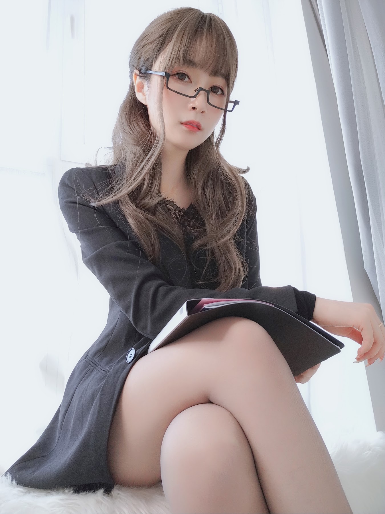 Coser@白银81 黑西服 - P33