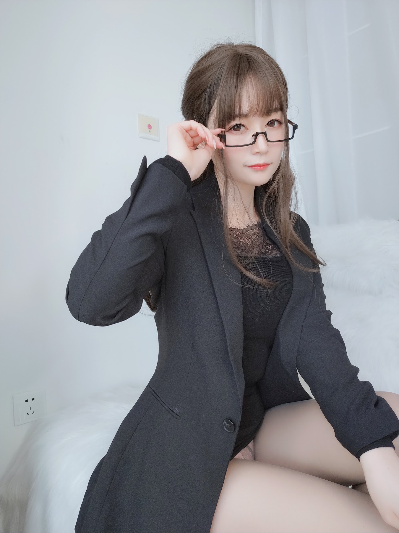 Coser@白银81 黑西服 - P34