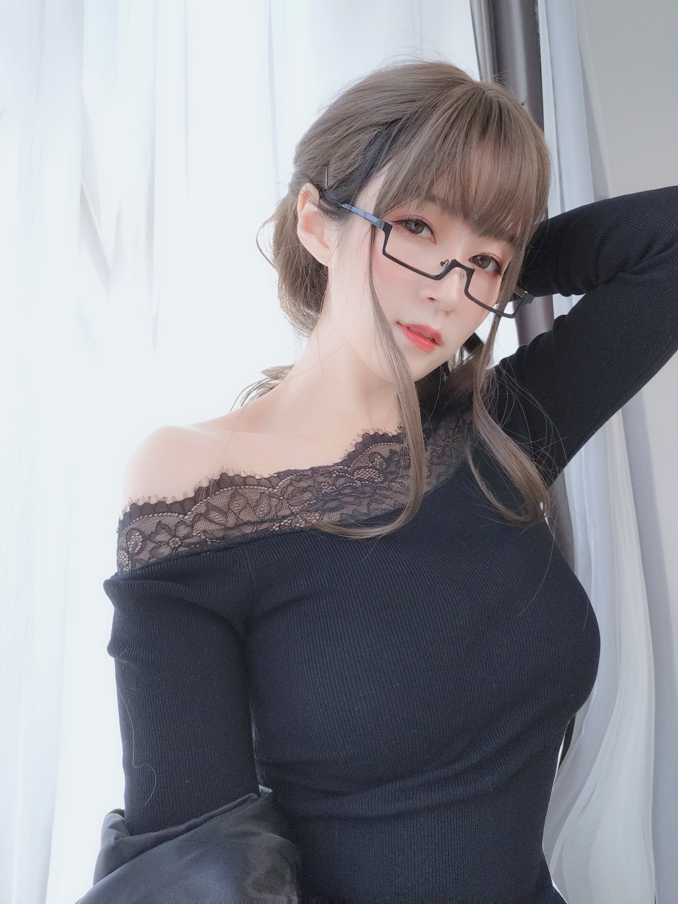 Coser@白银81 黑西服 - P4
