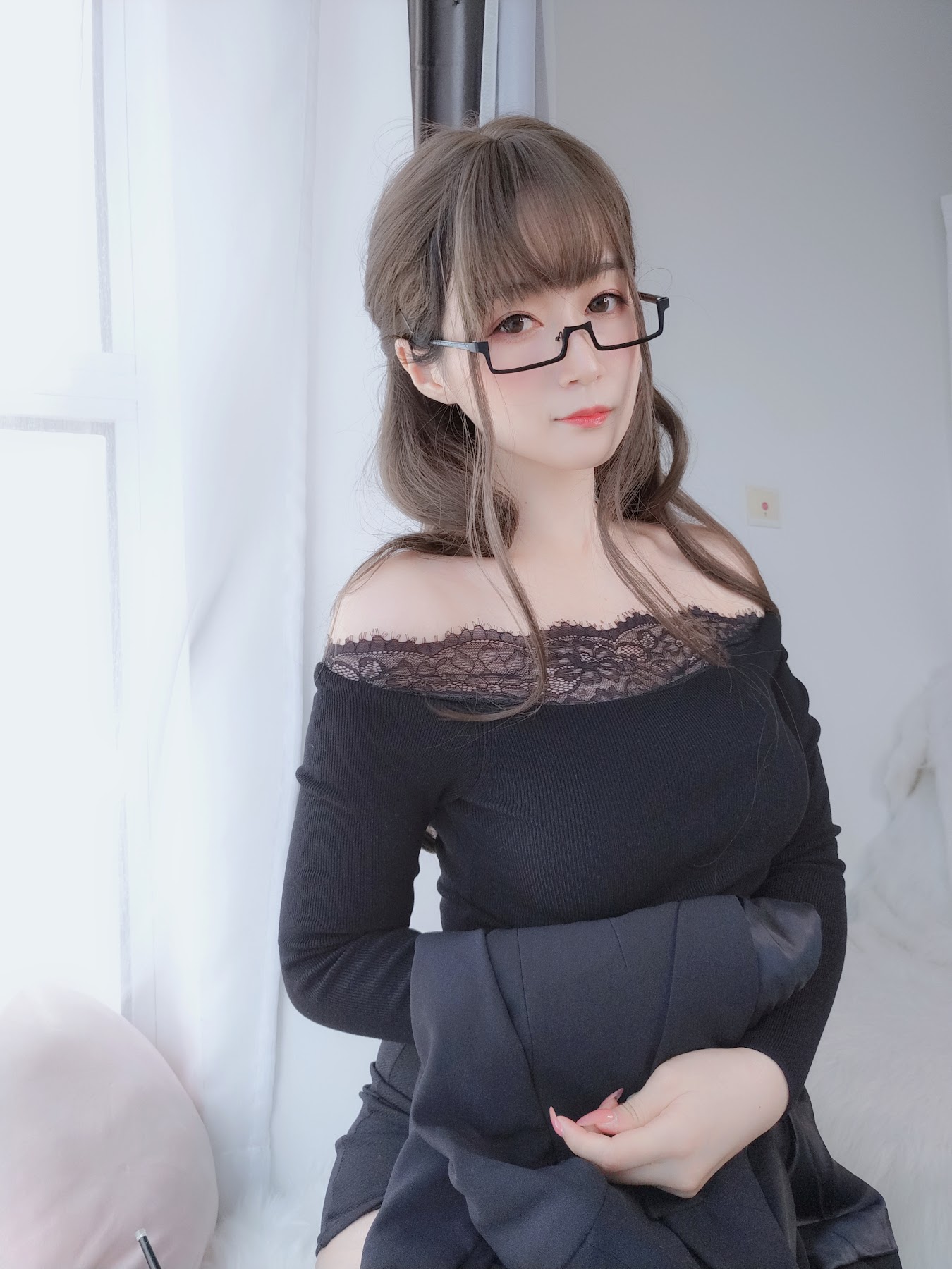 Coser@白银81 黑西服 - P5