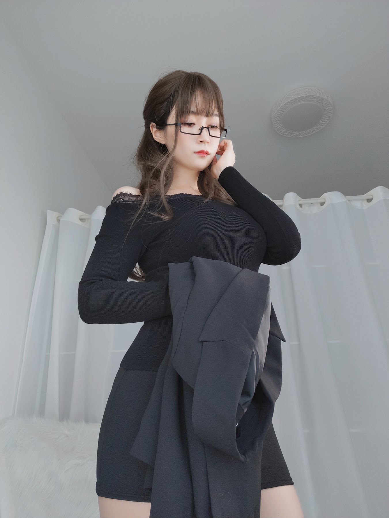 Coser@白银81 黑西服 - P7