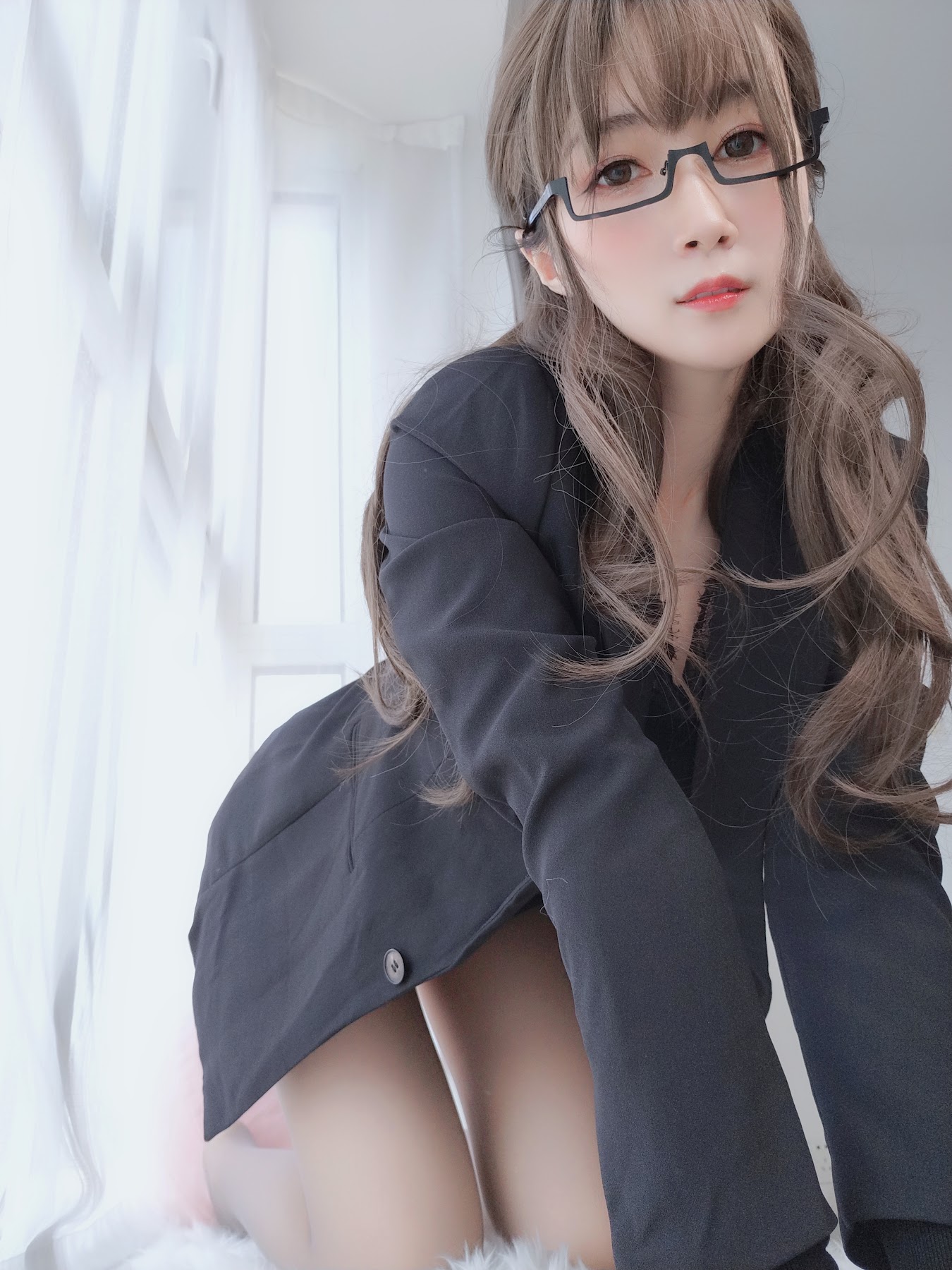 Coser@白银81 黑西服 - P92