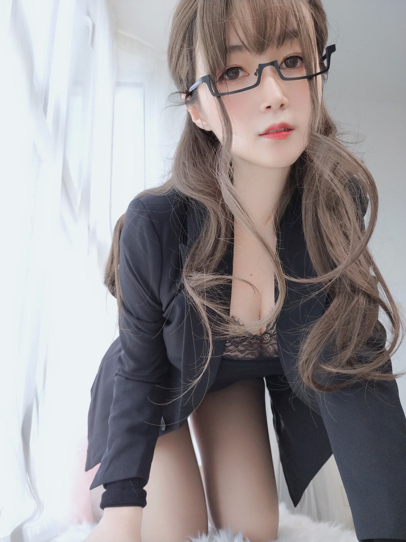 Coser@白银81 黑西服 - P94