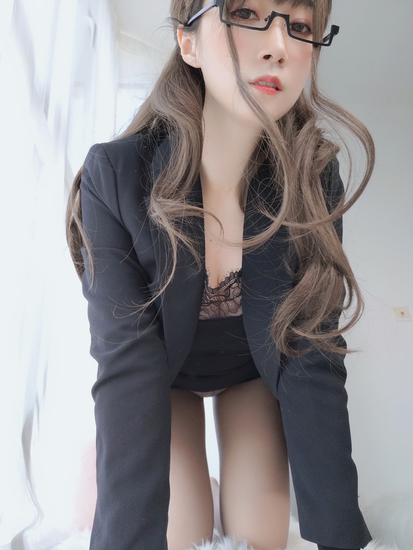 Coser@白银81 黑西服 - P95