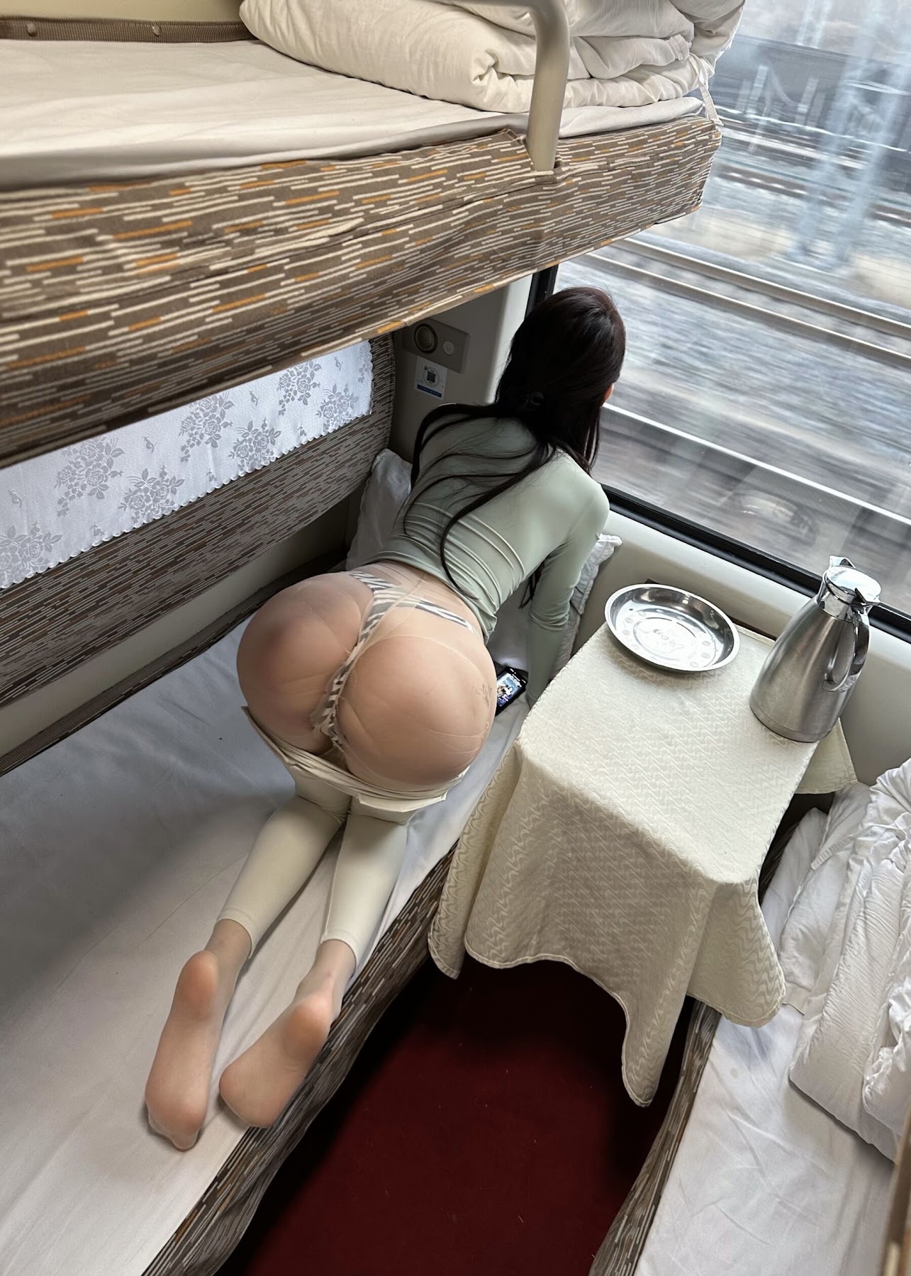Coser@脸红Dearie – Blushe Dearie Tour of high speed rail - P76