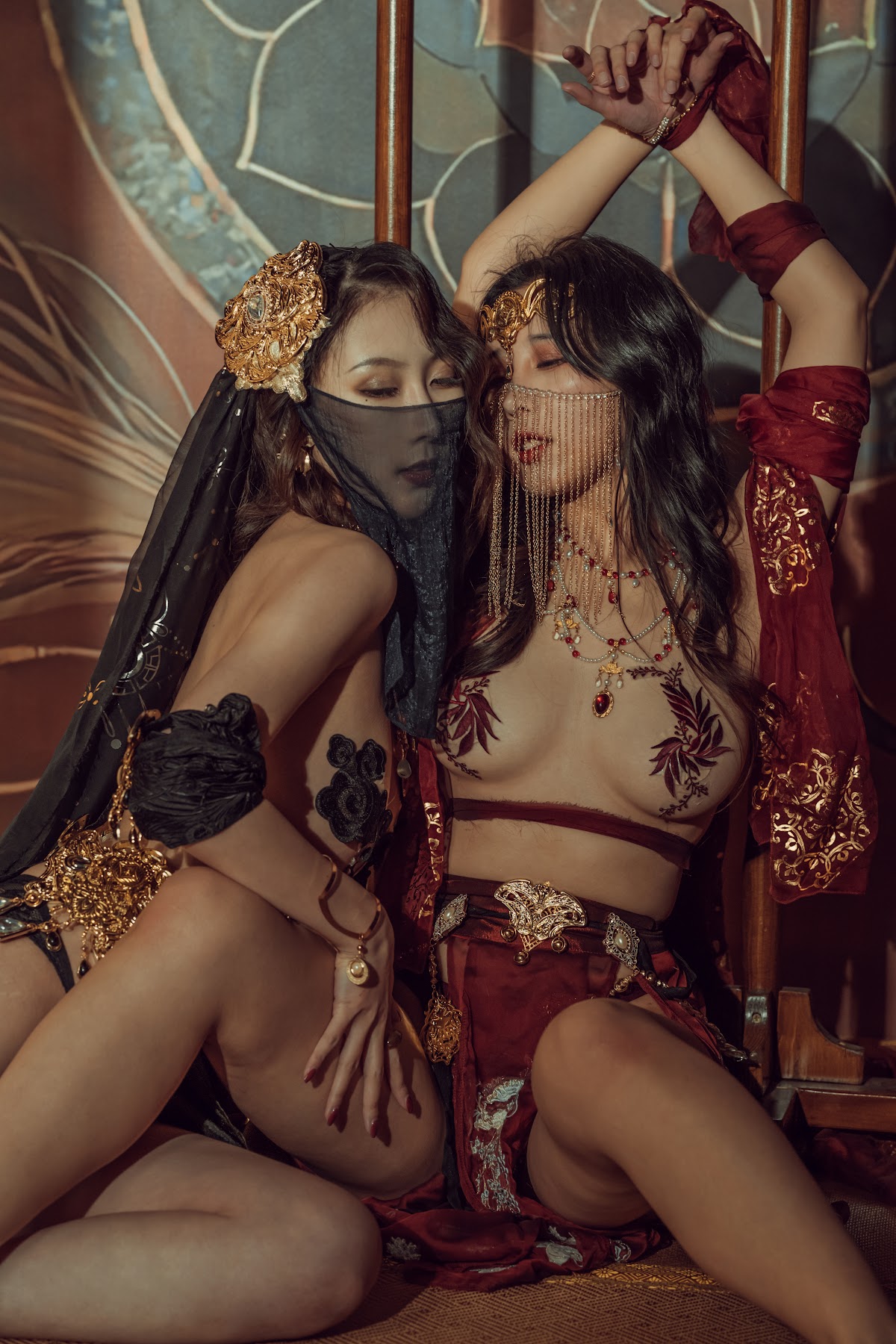 Coser@云溪溪 (Yunx1x1) Vol.044 奶桃-双人古风 - P31