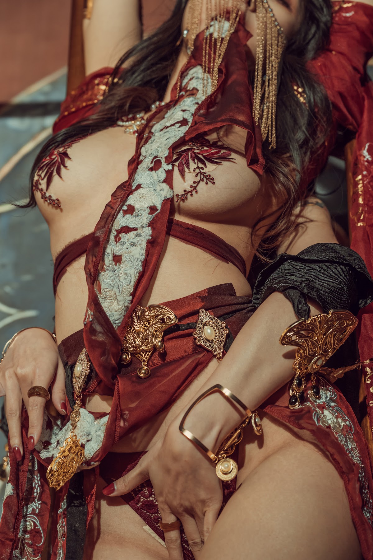 Coser@云溪溪 (Yunx1x1) Vol.044 奶桃-双人古风 - P41