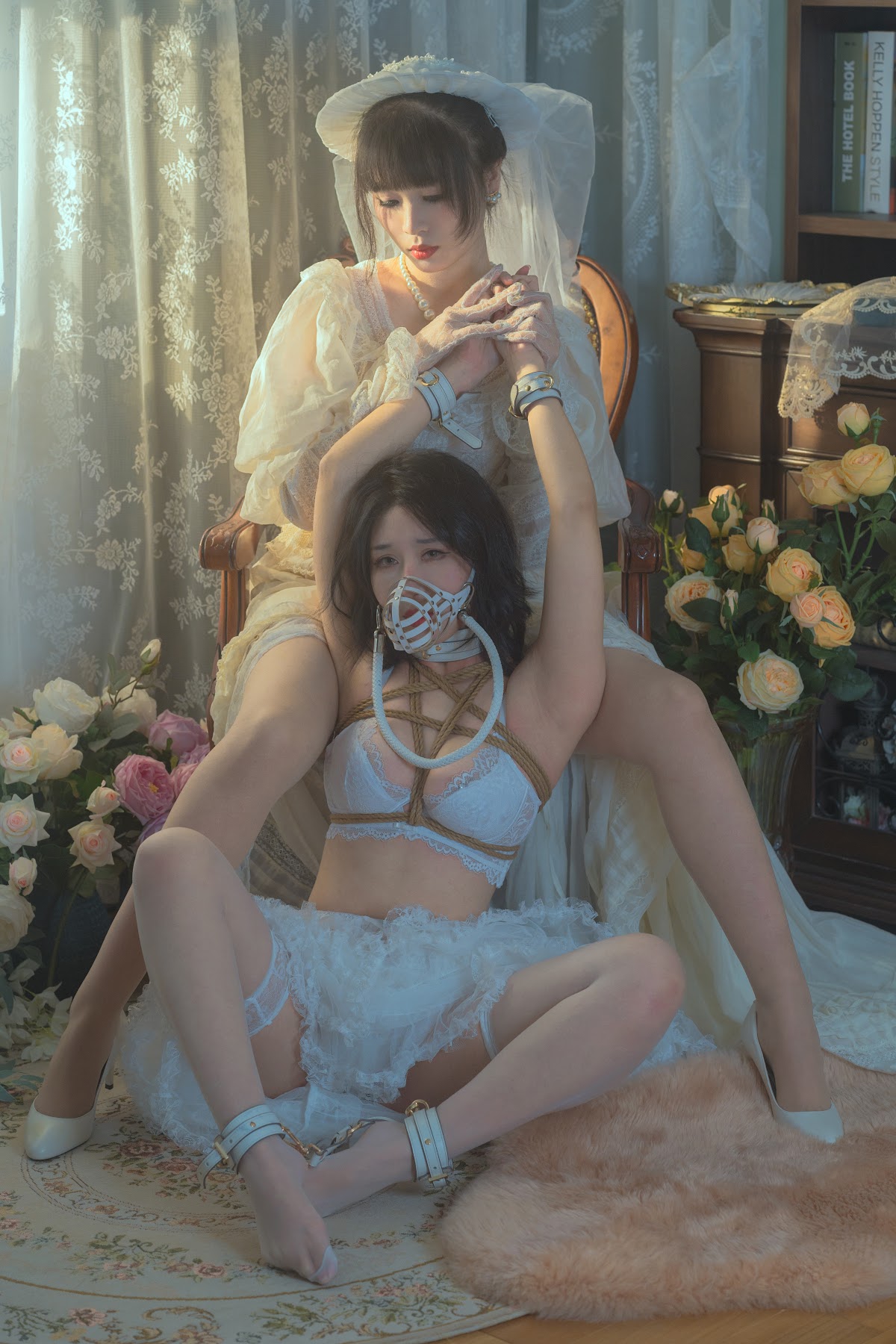Coser@云溪溪 (Yunx1x1) Vol.051 奶桃 花吟系列 - P99