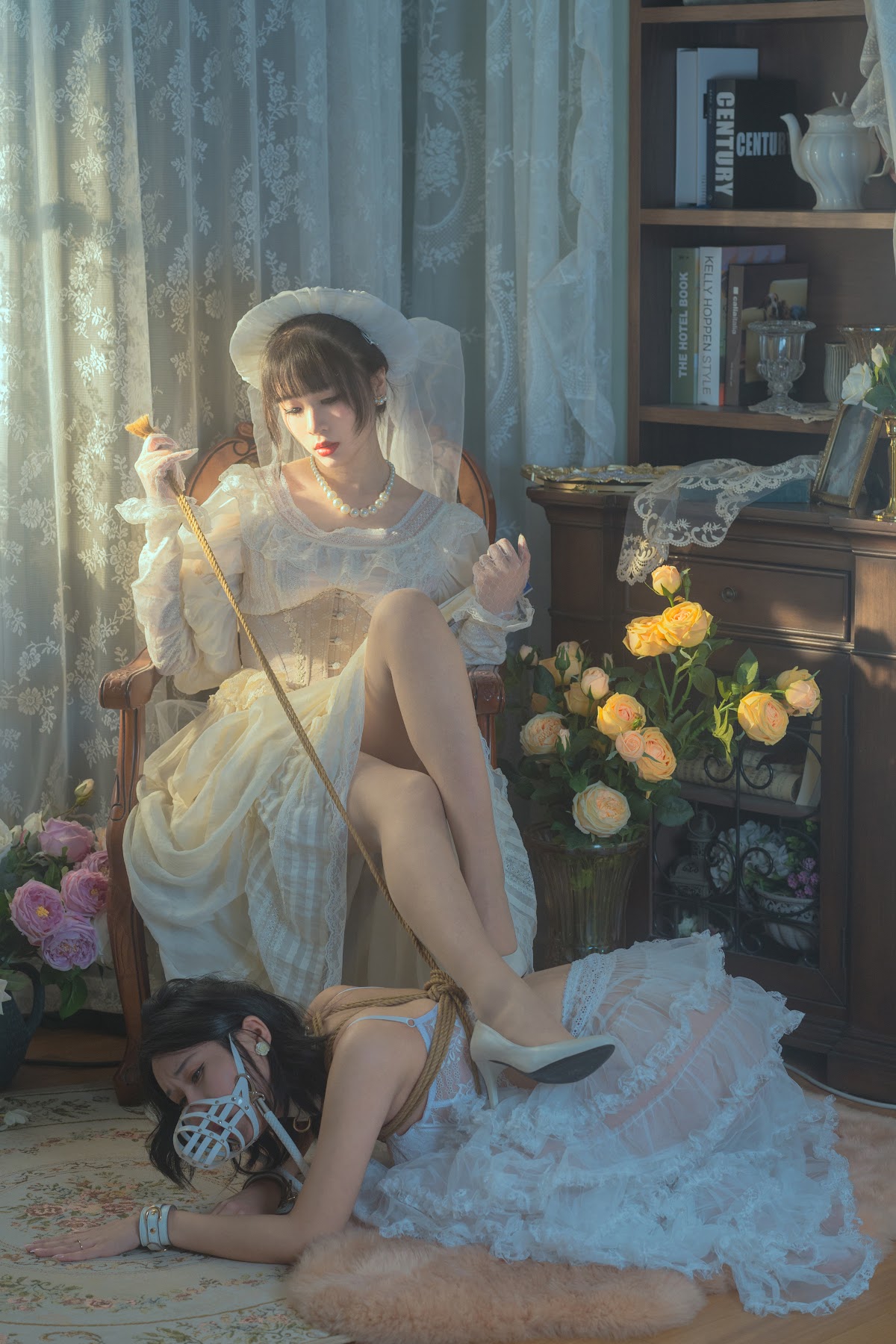 Coser@云溪溪 (Yunx1x1) Vol.051 奶桃 花吟系列 - P84