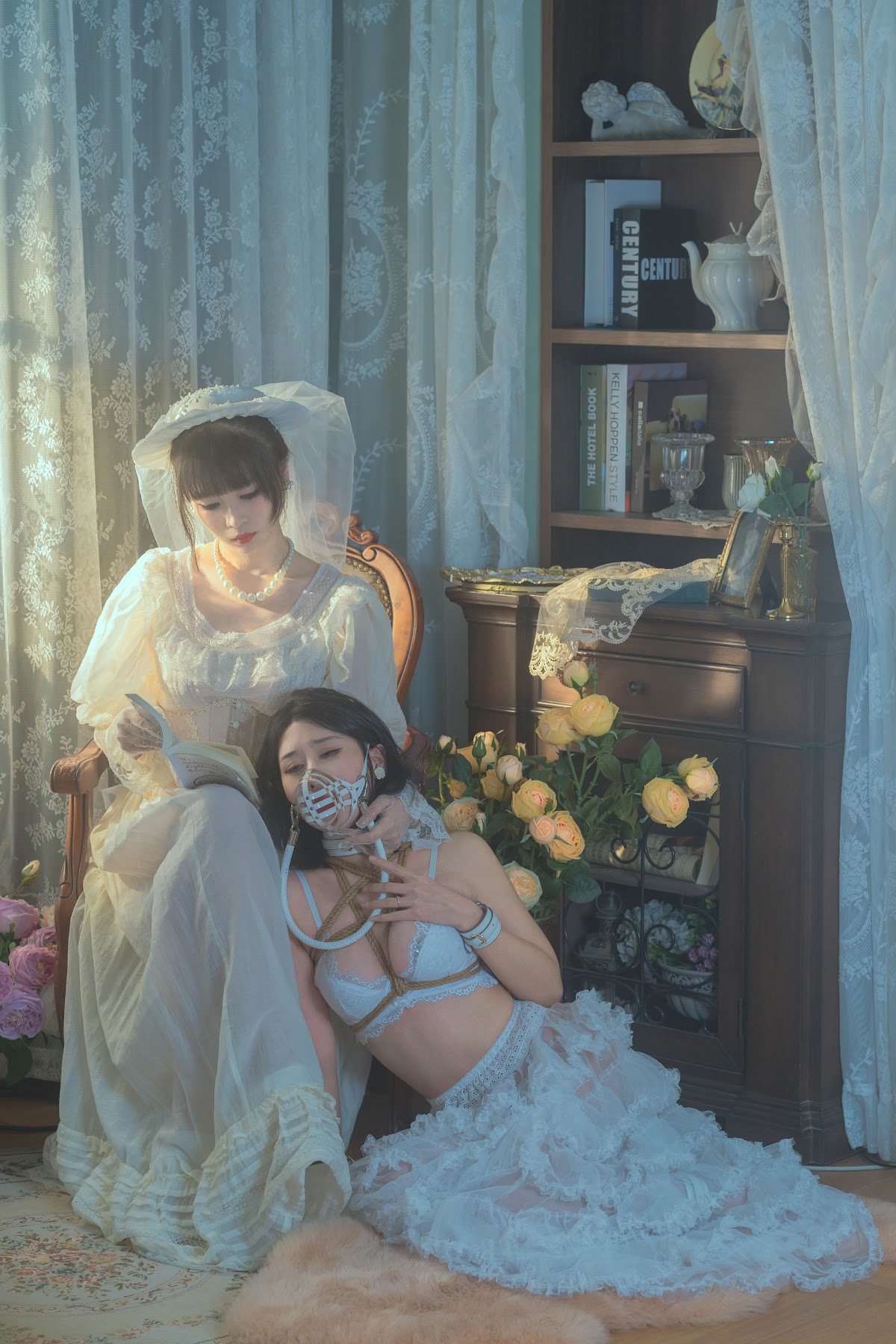 Coser@云溪溪 (Yunx1x1) Vol.051 奶桃 花吟系列 - P86