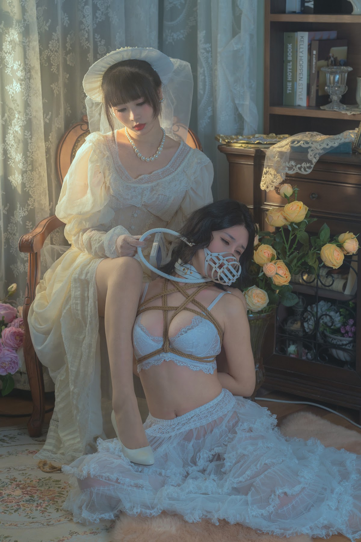 Coser@云溪溪 (Yunx1x1) Vol.051 奶桃 花吟系列 - P87