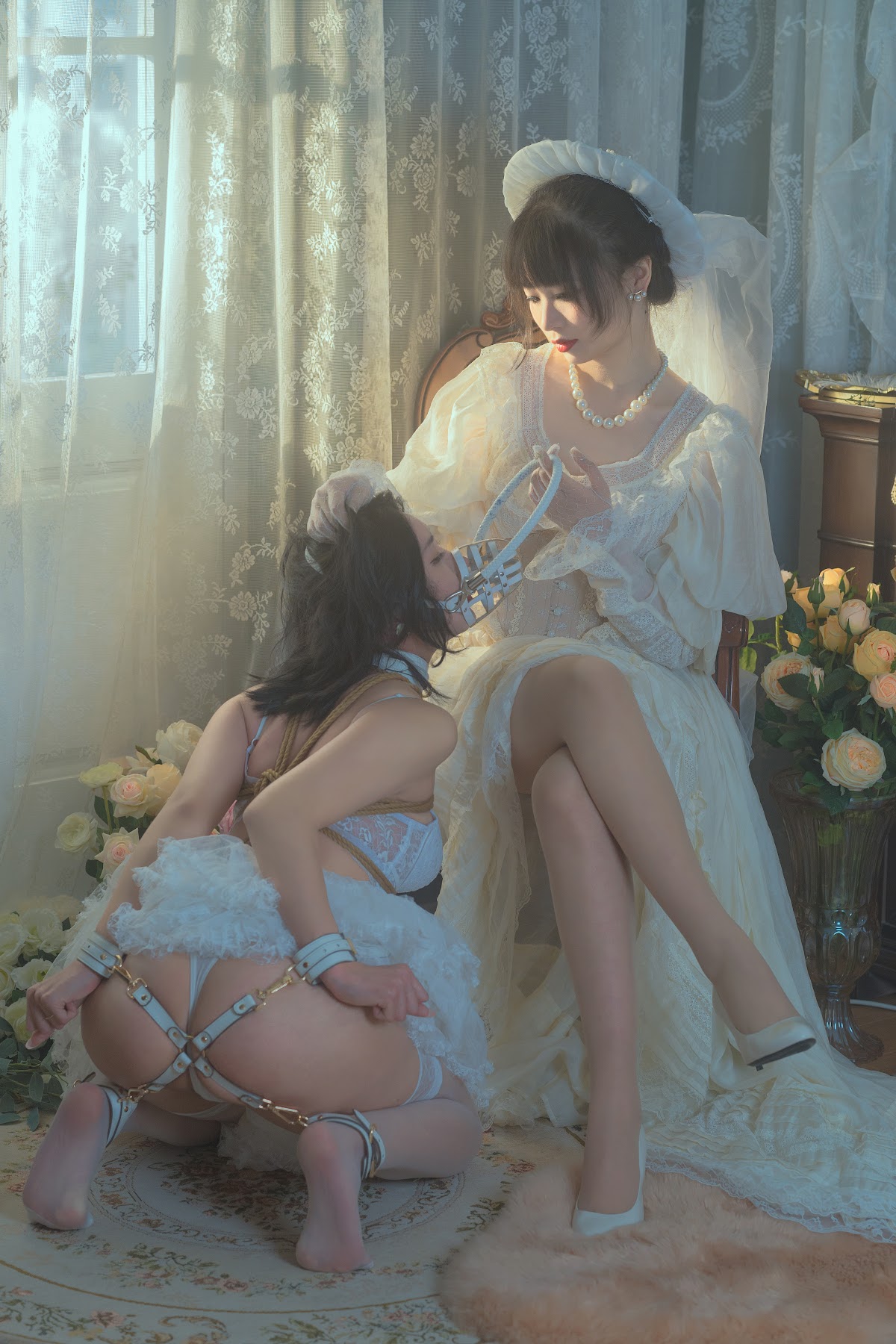 Coser@云溪溪 (Yunx1x1) Vol.051 奶桃 花吟系列 - P92