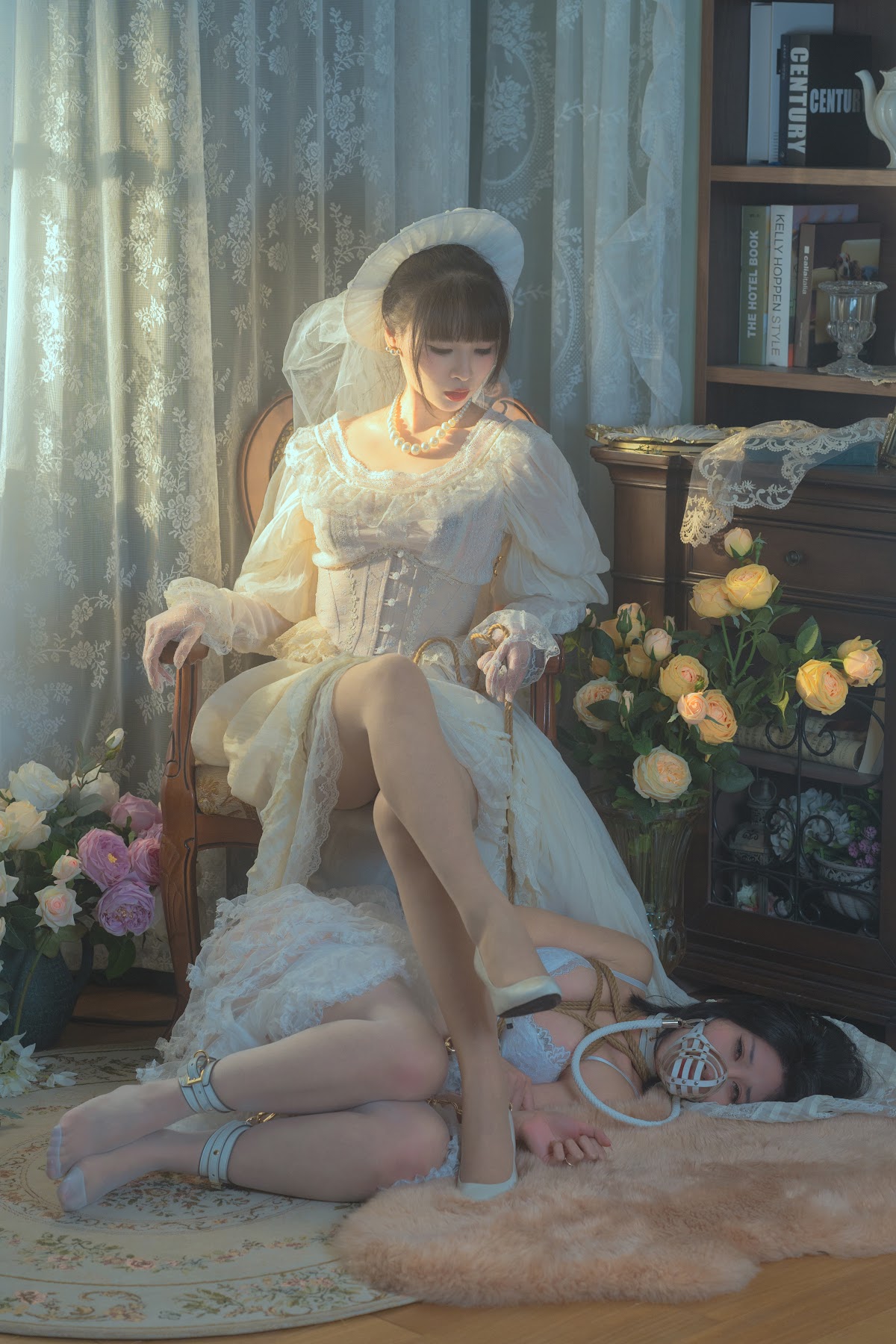 Coser@云溪溪 (Yunx1x1) Vol.051 奶桃 花吟系列 - P94