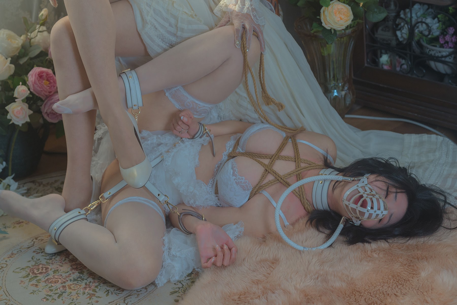 Coser@云溪溪 (Yunx1x1) Vol.051 奶桃 花吟系列 - P98