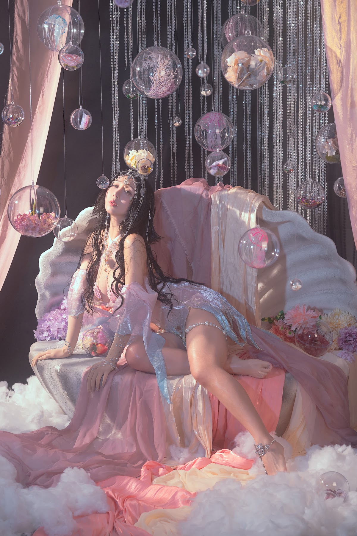 Coser@云溪溪 (Yunx1x1) Vol.053 奶桃 海的女儿 - P1