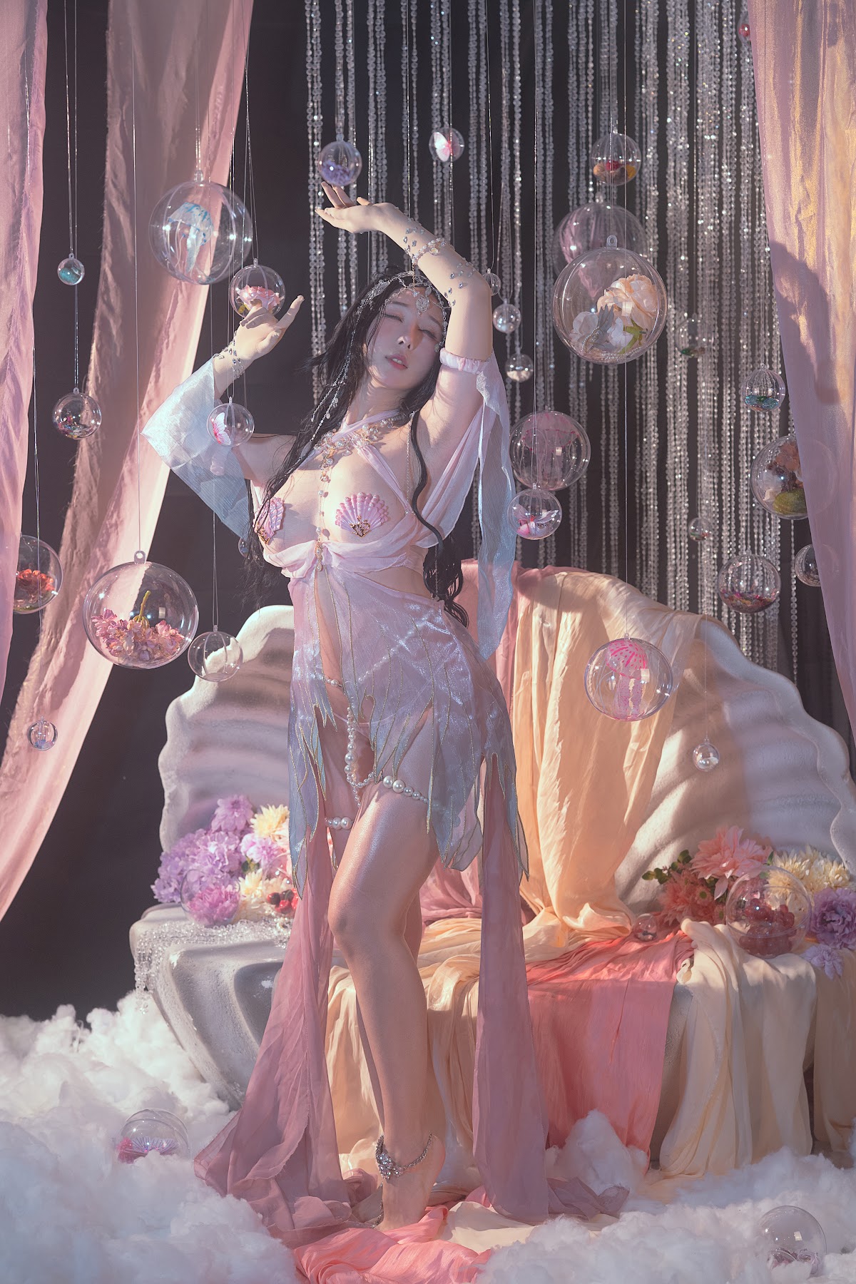 Coser@云溪溪 (Yunx1x1) Vol.053 奶桃 海的女儿 - P2