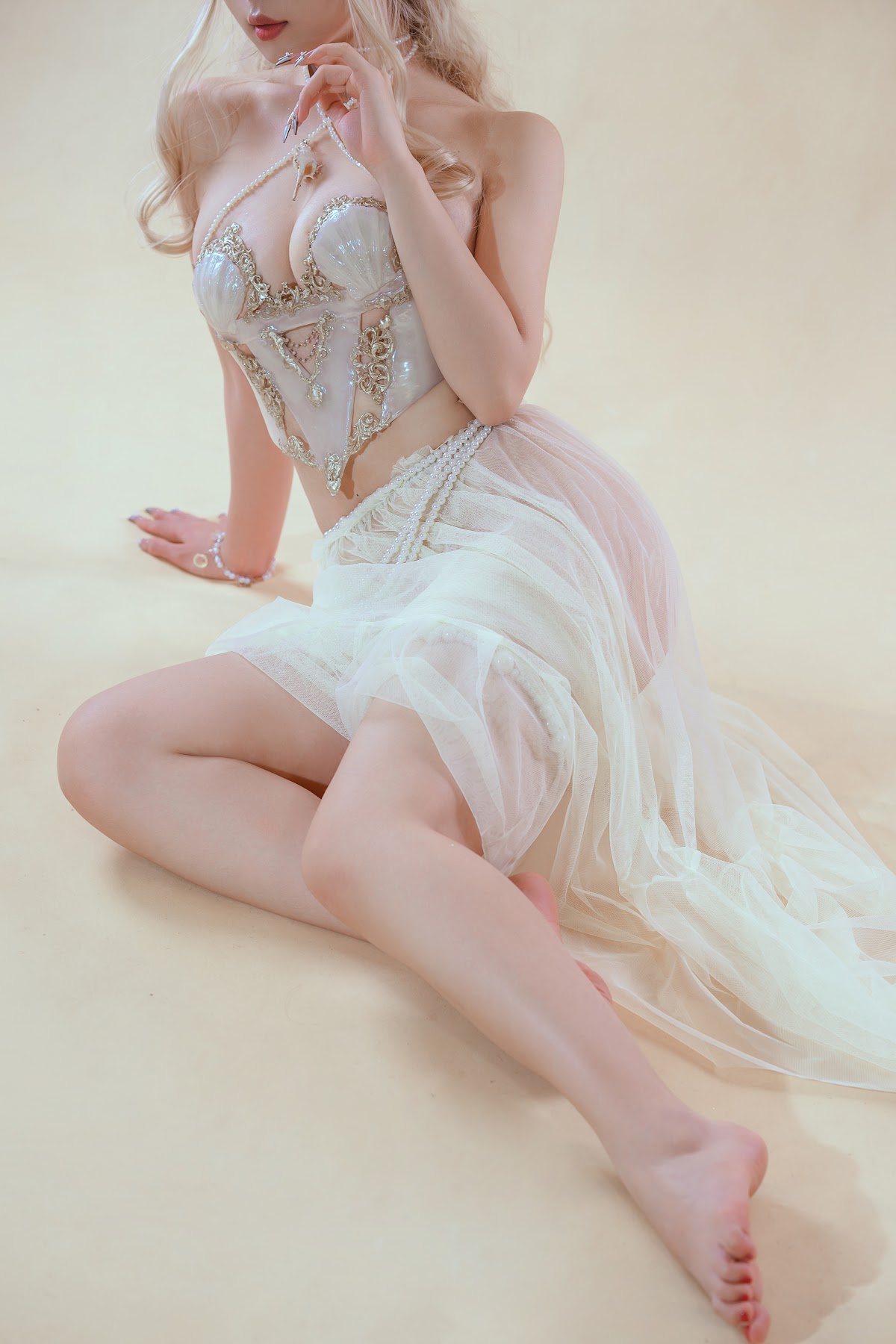 Coser@云溪溪 (Yunx1x1) Vol.057 珊迦娜·人鱼（奶桃桃） - P21