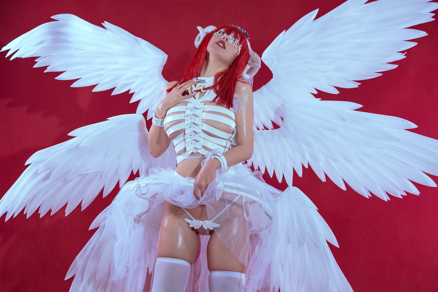 Coser@云溪溪 (Yunx1x1) Vol.062 奶桃 萝斯莉莉斯·六翼炽天使 - P11