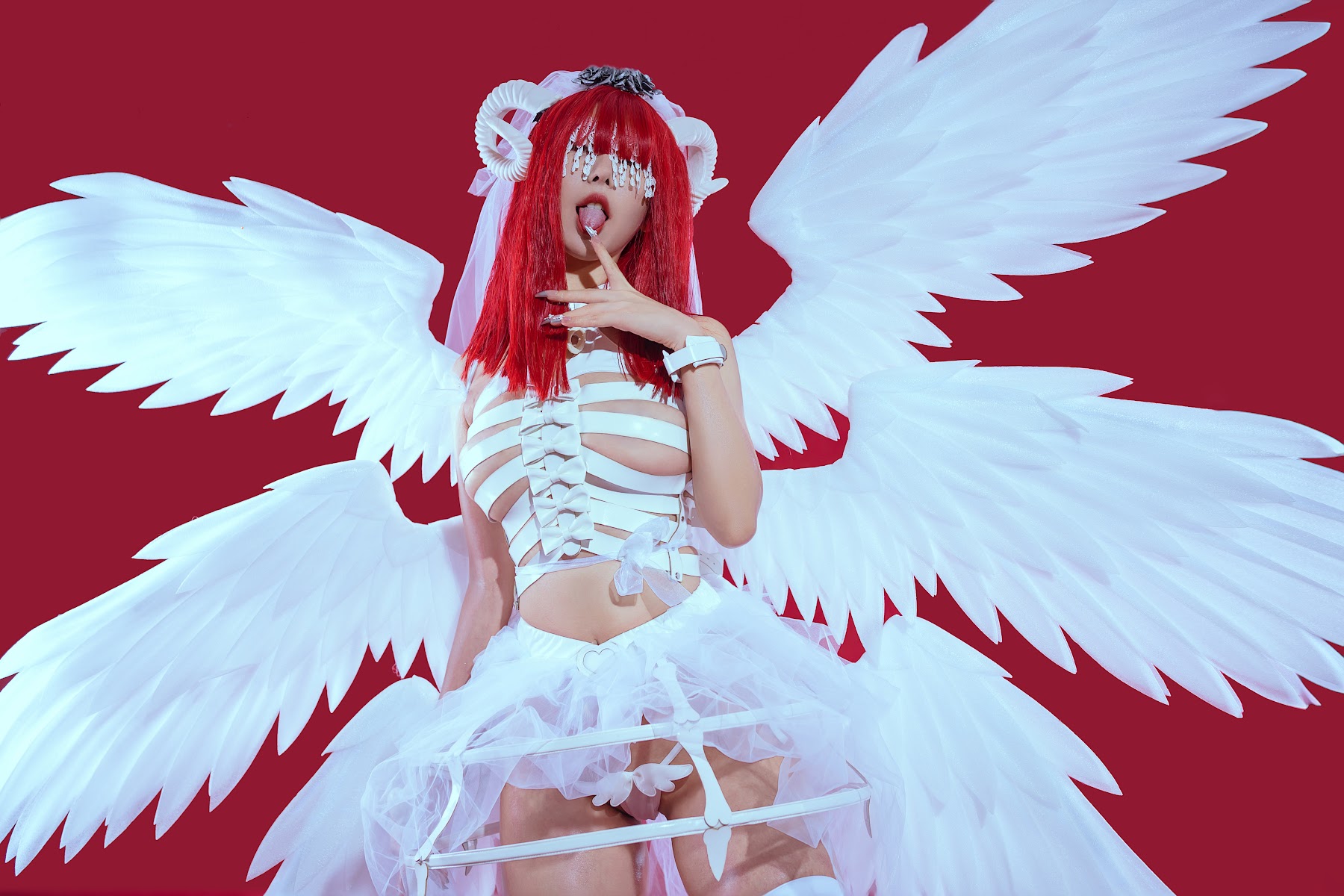 Coser@云溪溪 (Yunx1x1) Vol.062 奶桃 萝斯莉莉斯·六翼炽天使 - P16