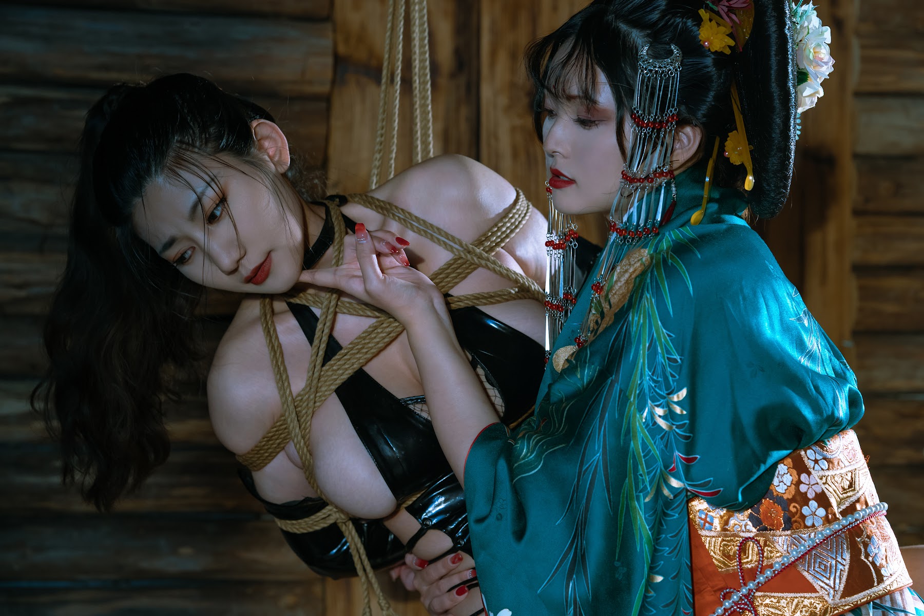 Coser@云溪溪 (Yunx1x1) Vol.066 Natsuko夏夏子星澜是澜澜叫澜妹呀 – 花魁忍者 - P28