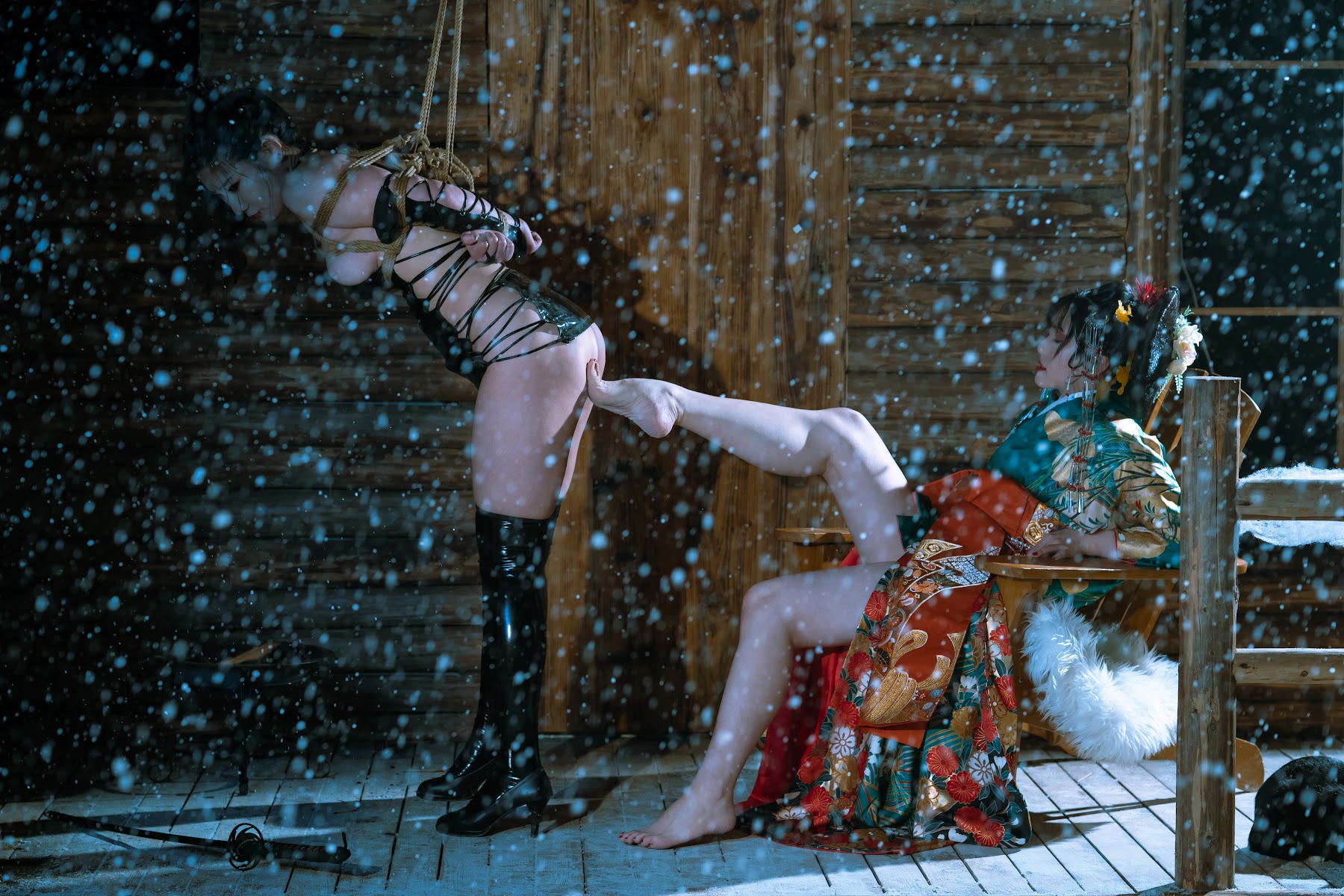 Coser@云溪溪 (Yunx1x1) Vol.066 Natsuko夏夏子星澜是澜澜叫澜妹呀 – 花魁忍者 - P30