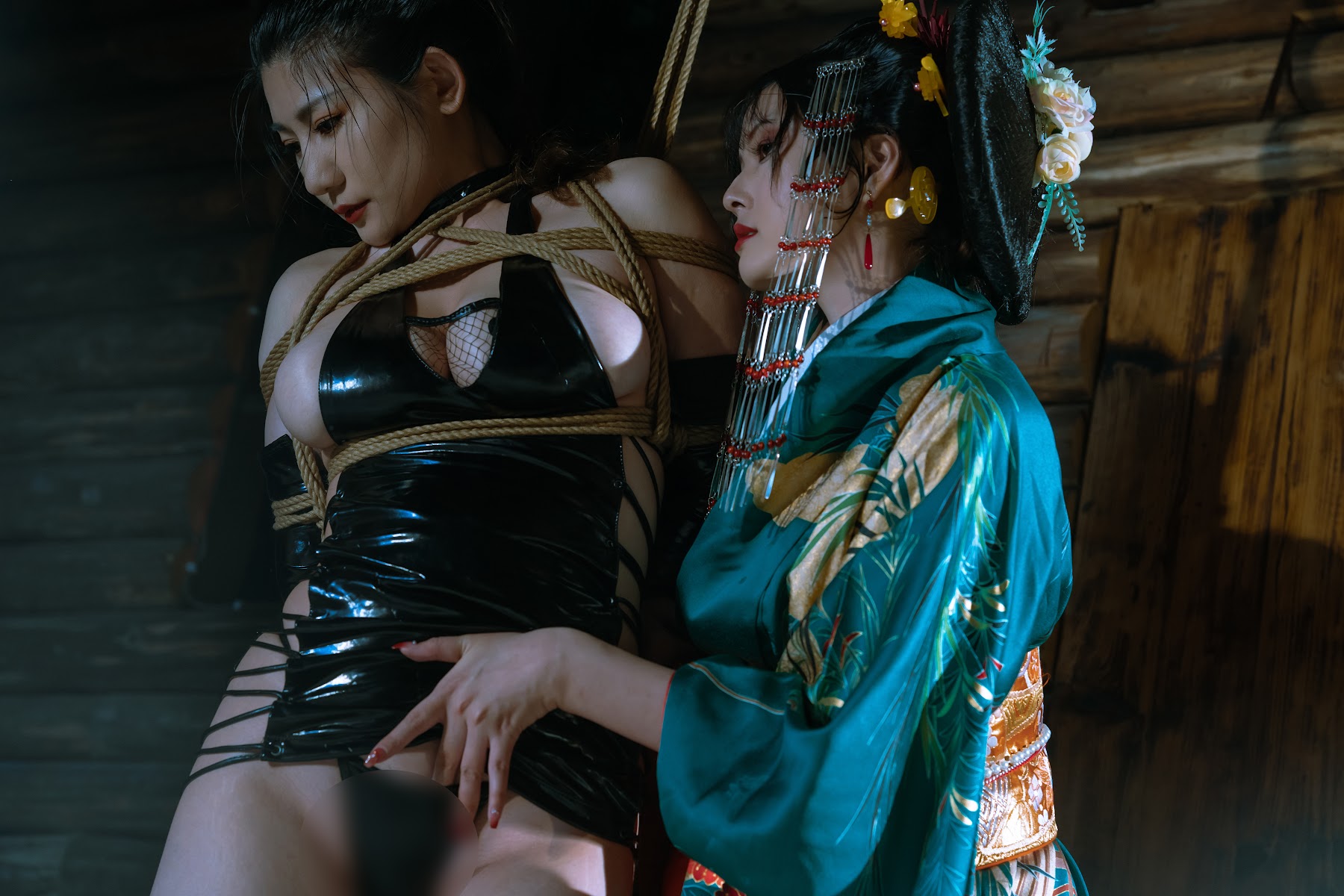 Coser@云溪溪 (Yunx1x1) Vol.066 Natsuko夏夏子星澜是澜澜叫澜妹呀 – 花魁忍者 - P38