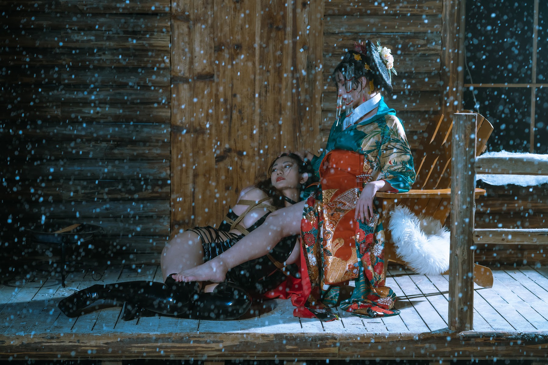 Coser@云溪溪 (Yunx1x1) Vol.066 Natsuko夏夏子星澜是澜澜叫澜妹呀 – 花魁忍者 - P40