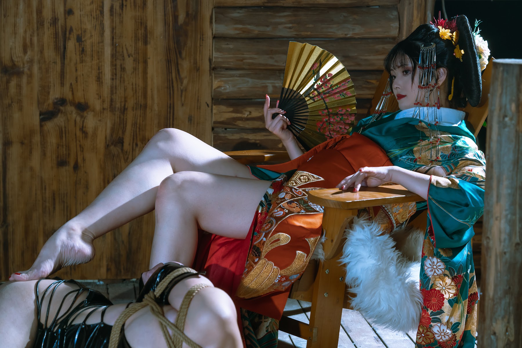 Coser@云溪溪 (Yunx1x1) Vol.066 Natsuko夏夏子星澜是澜澜叫澜妹呀 – 花魁忍者 - P43