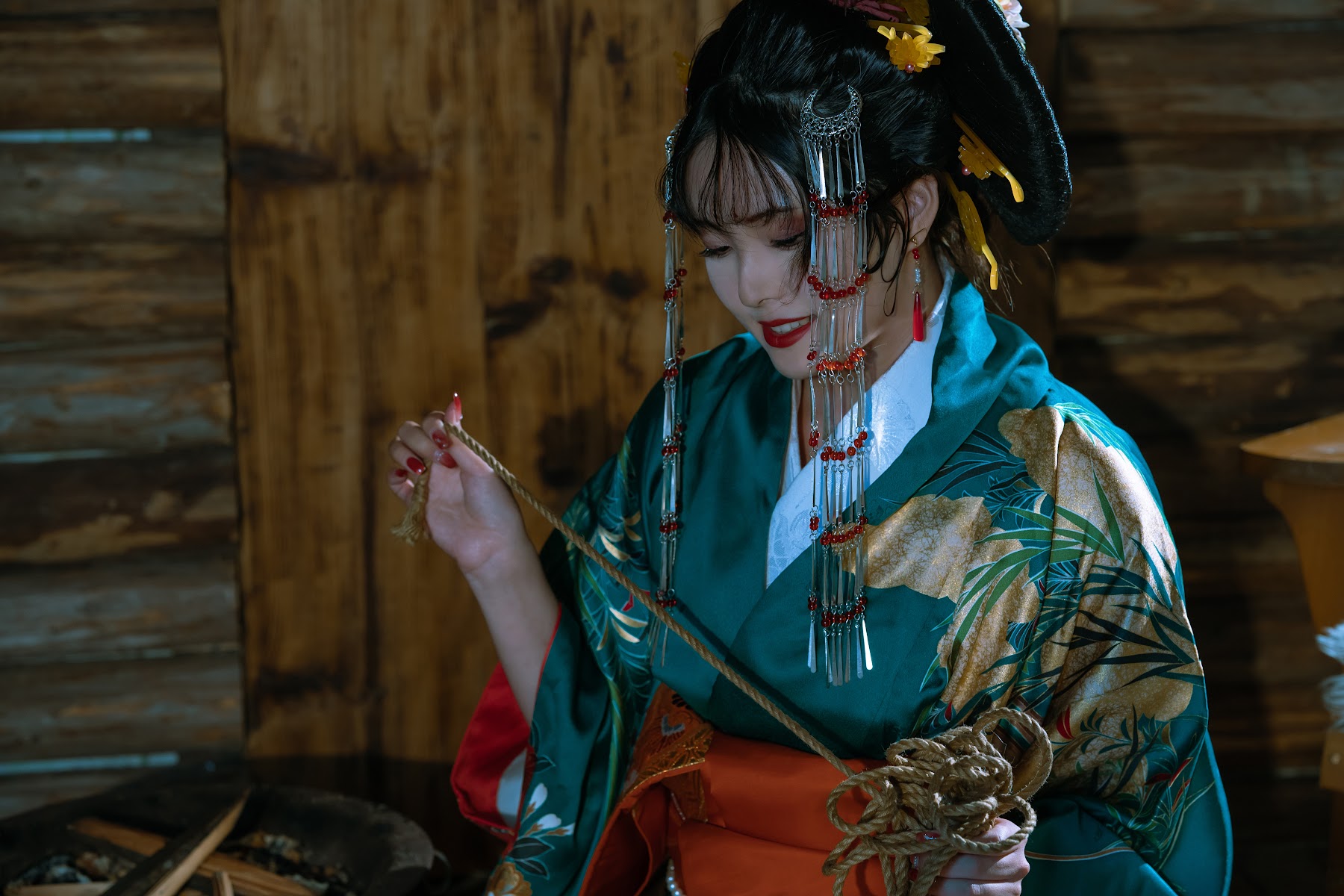 Coser@云溪溪 (Yunx1x1) Vol.066 Natsuko夏夏子星澜是澜澜叫澜妹呀 – 花魁忍者 - P5