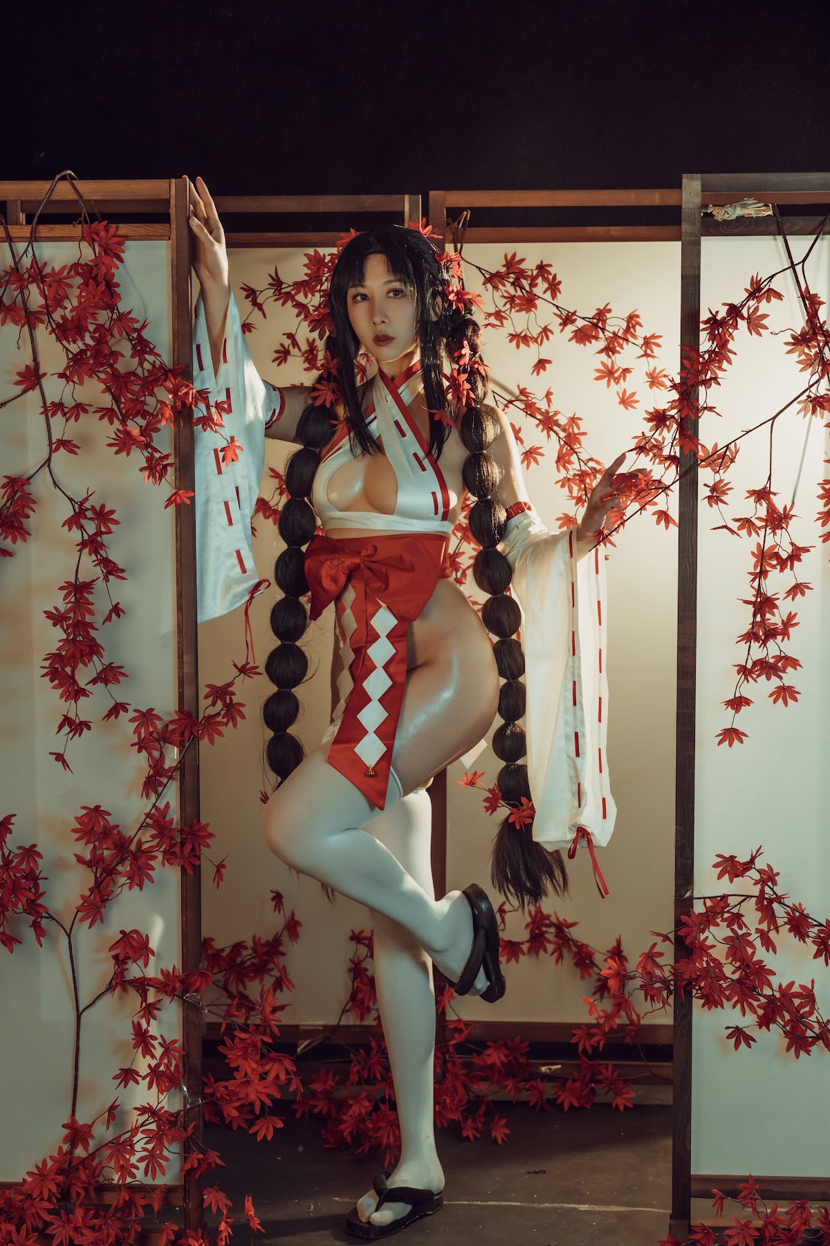 Coser@云溪溪 (Yunx1x1) Vol.004 奶桃巫女 - P12