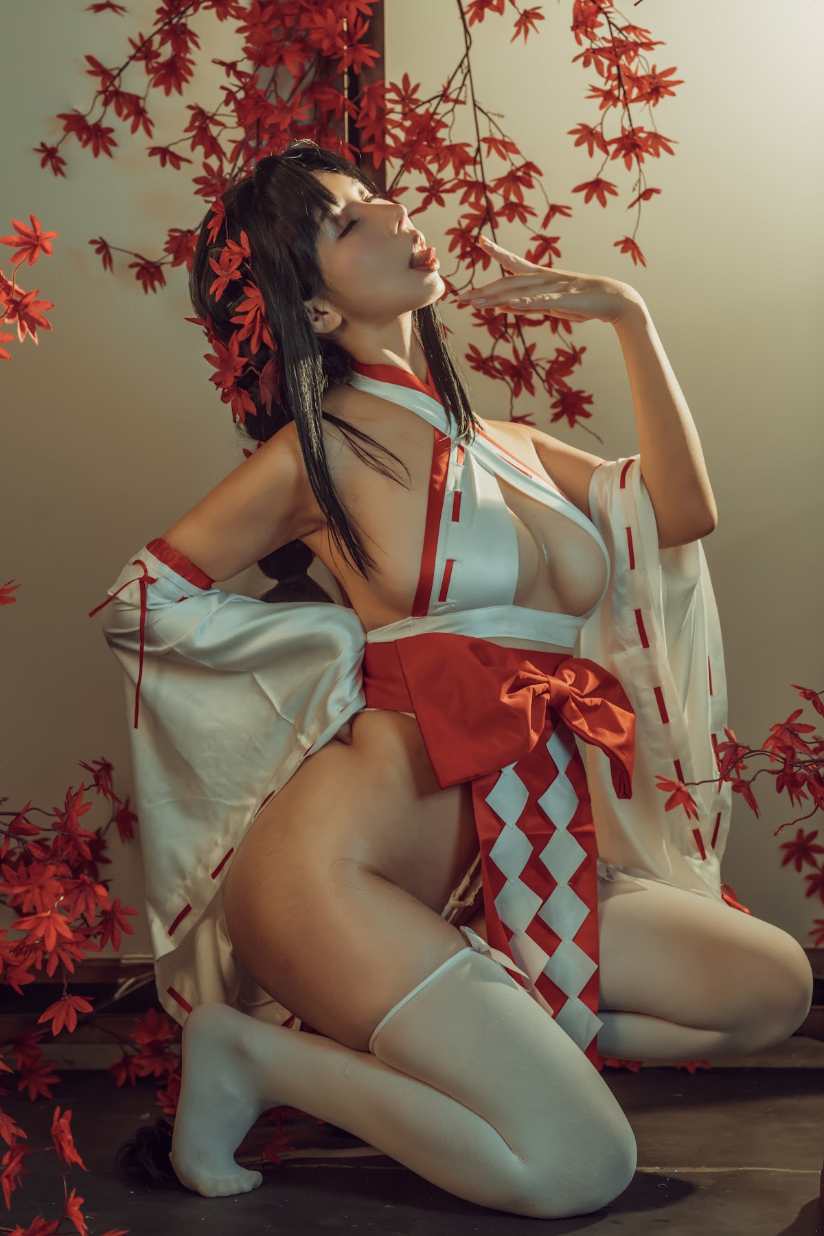 Coser@云溪溪 (Yunx1x1) Vol.004 奶桃巫女 - P15