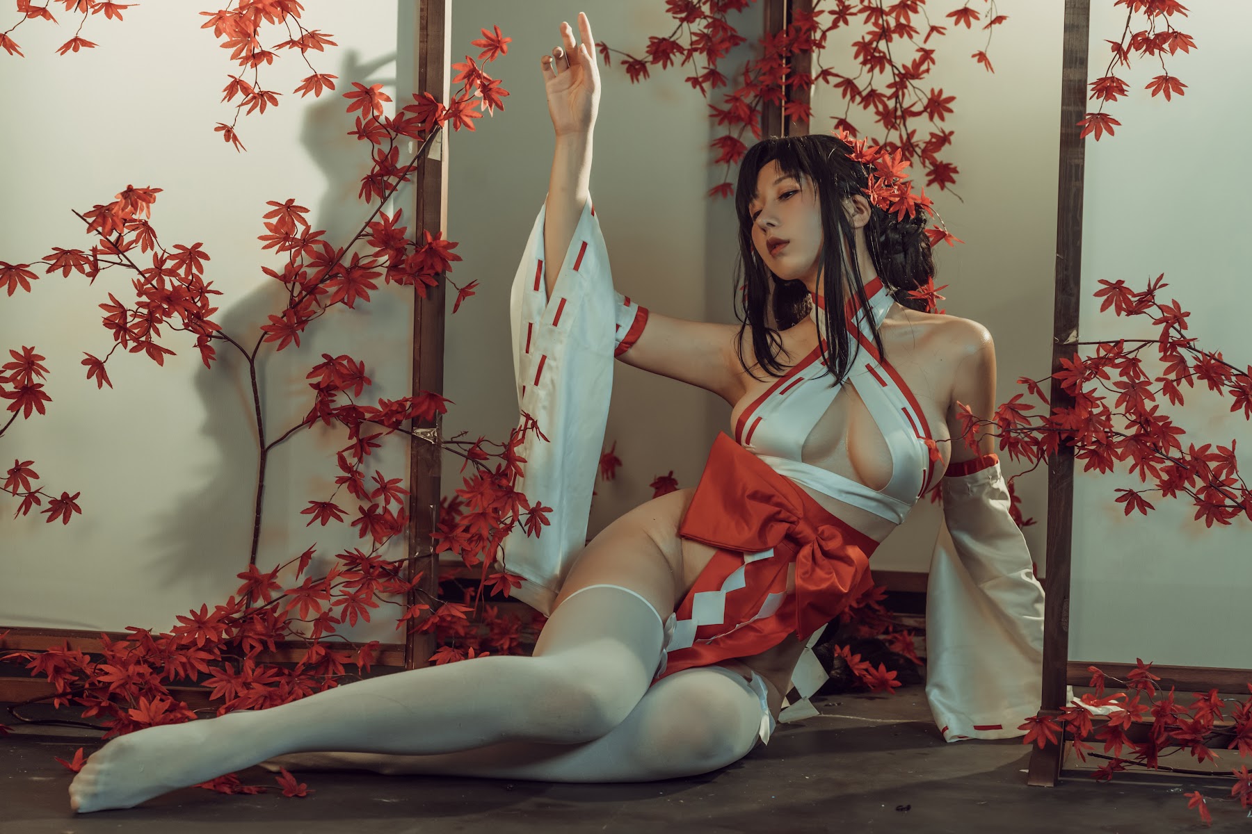 Coser@云溪溪 (Yunx1x1) Vol.004 奶桃巫女 - P17