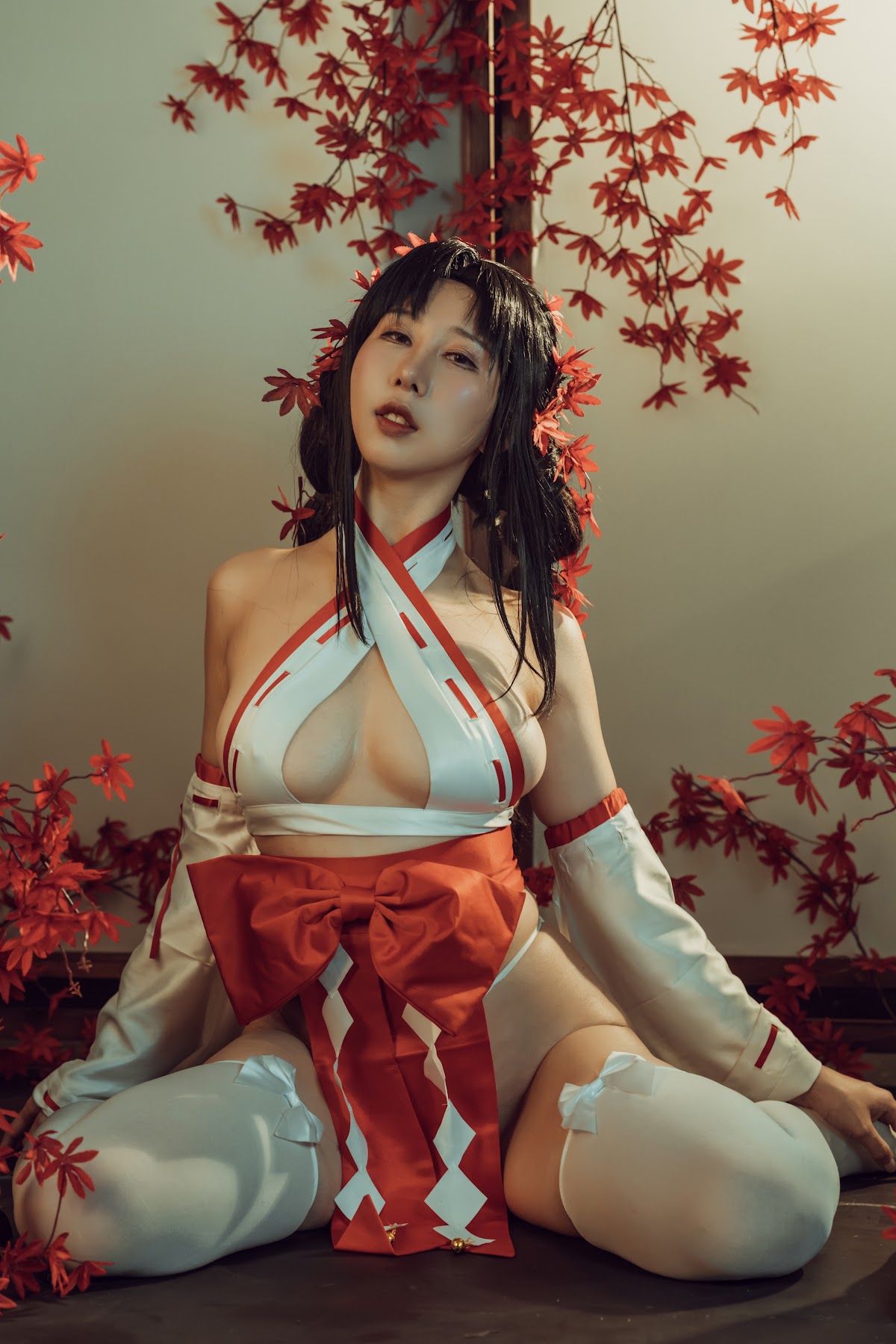 Coser@云溪溪 (Yunx1x1) Vol.004 奶桃巫女 - P23