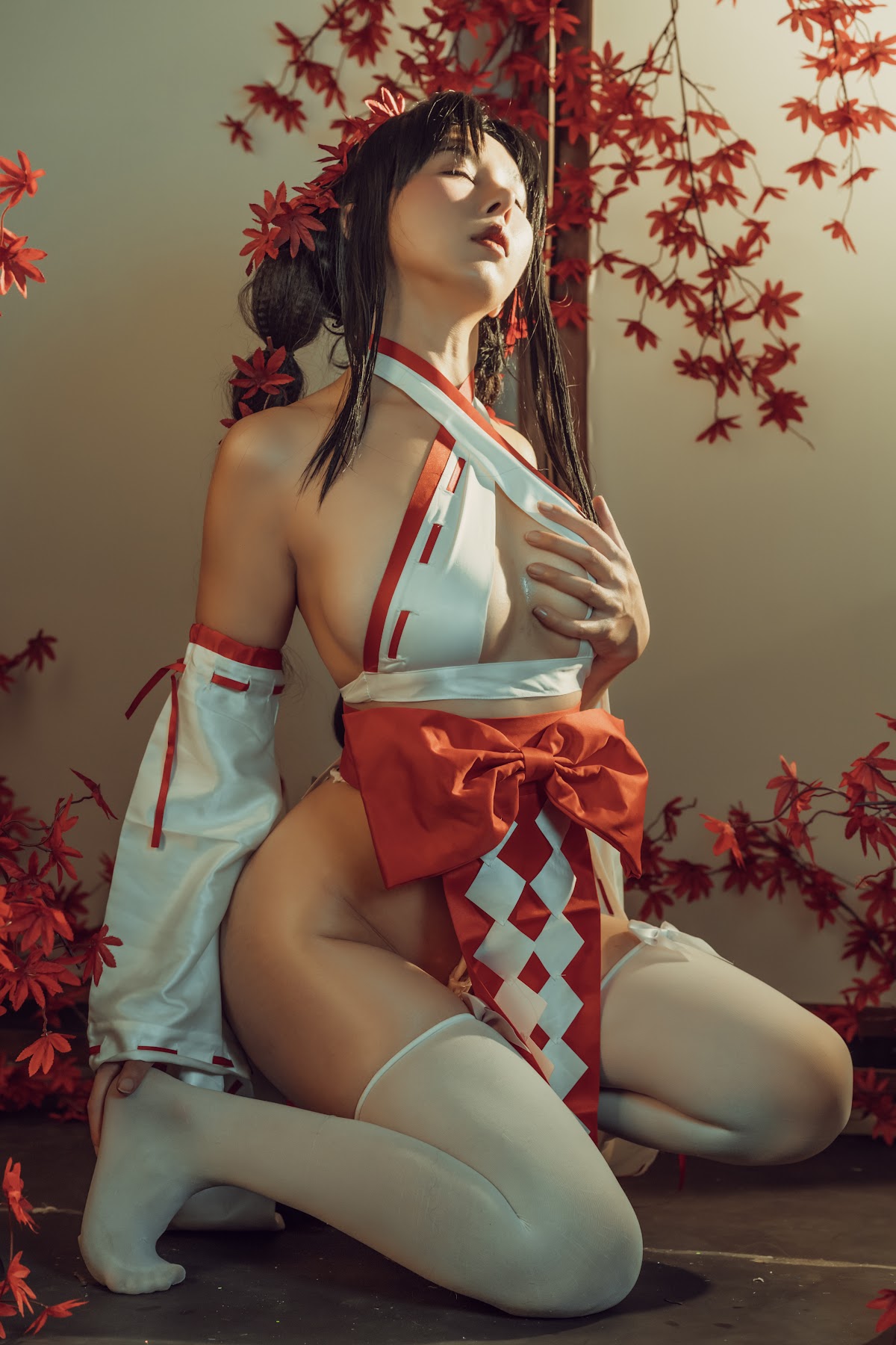 Coser@云溪溪 (Yunx1x1) Vol.004 奶桃巫女 - P2
