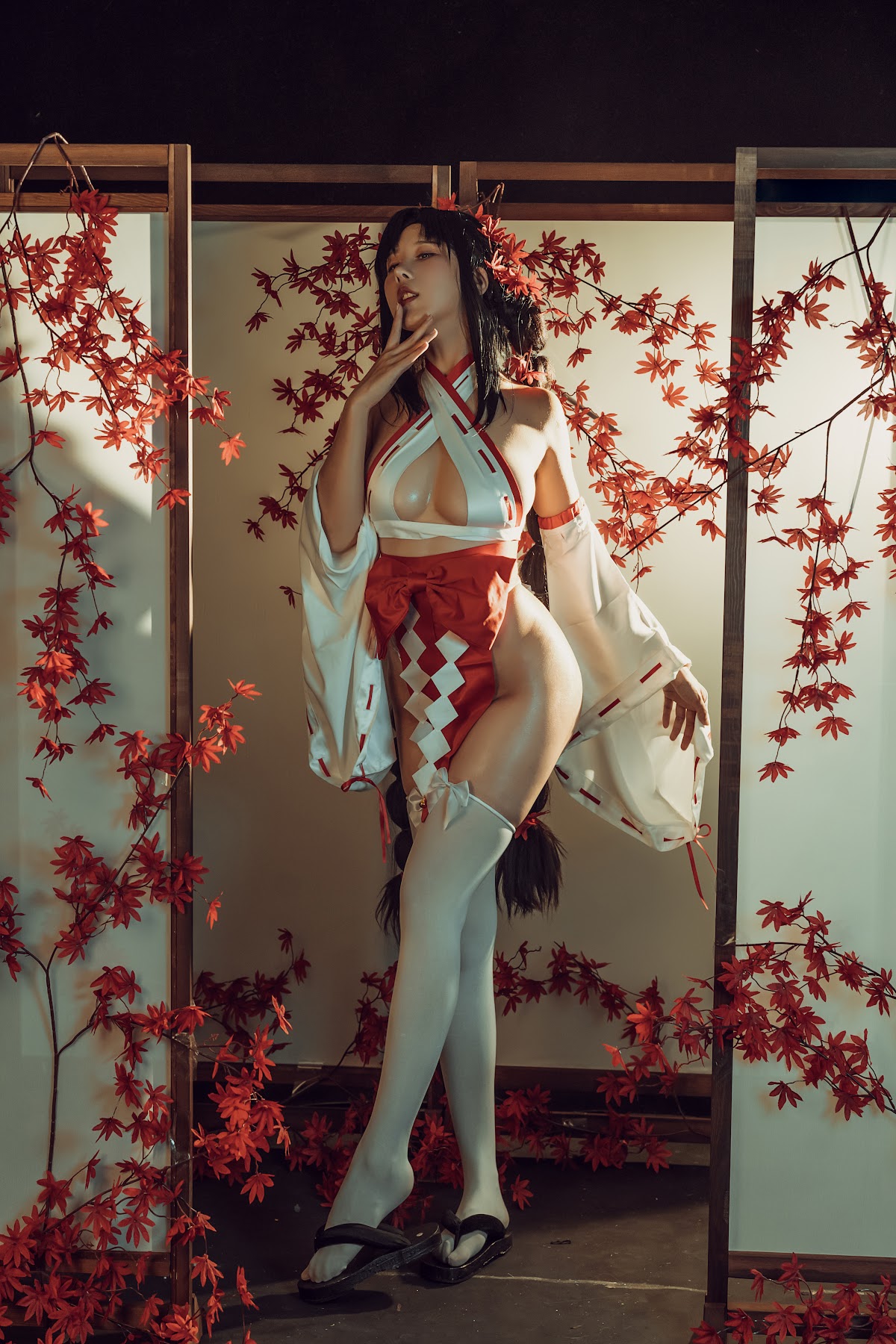 Coser@云溪溪 (Yunx1x1) Vol.004 奶桃巫女 - P3