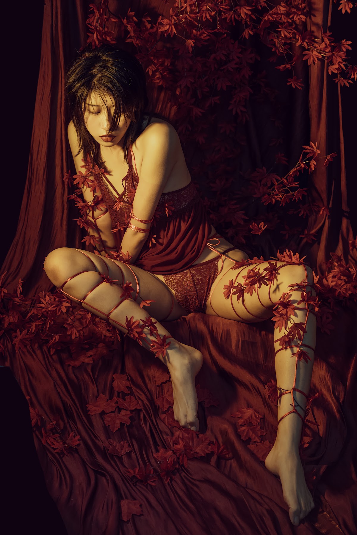 Coser@云溪溪 (Yunx1x1) Vol.007 花与绳 - P18